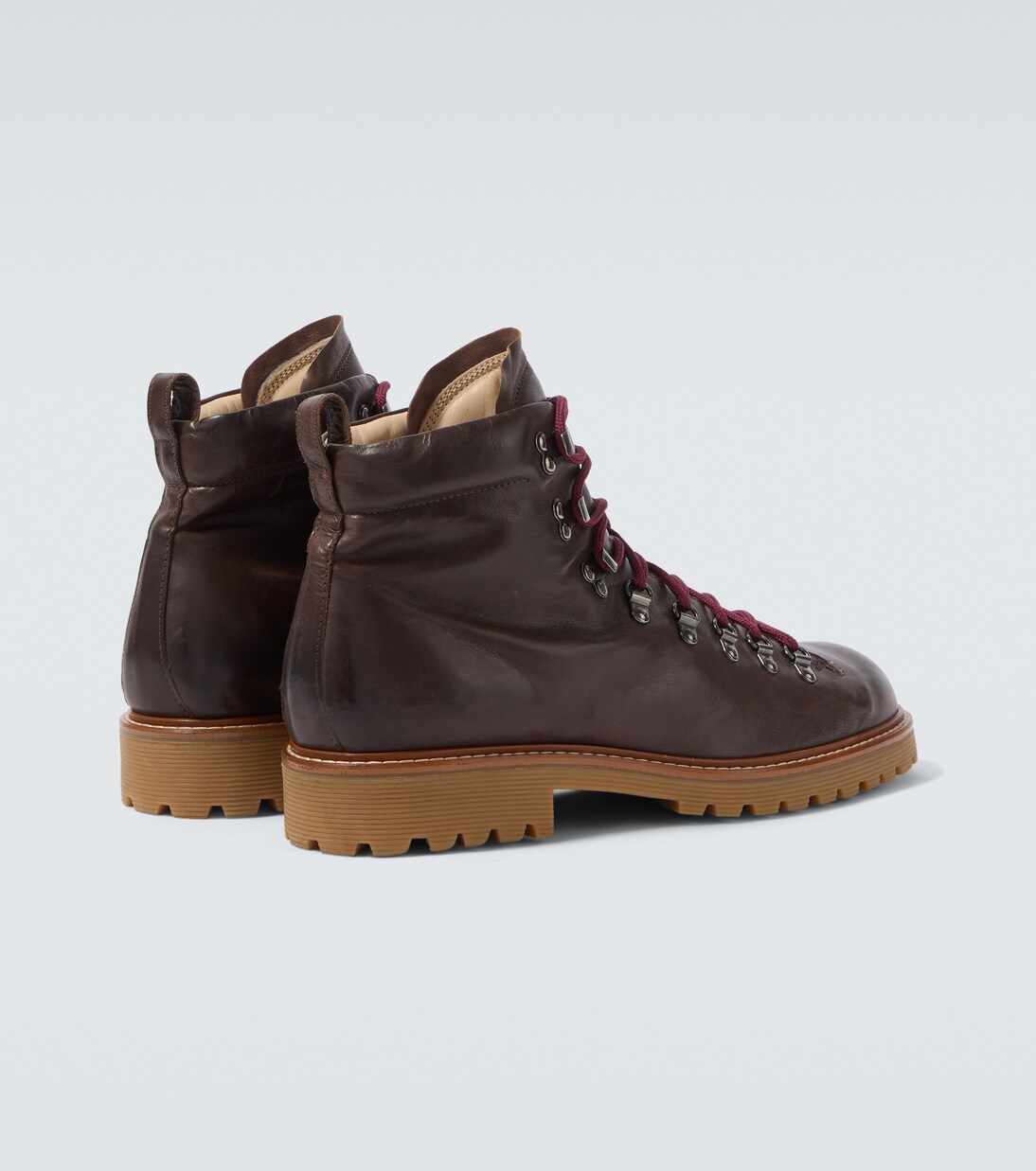 Leather lace-up boots | Eleventy