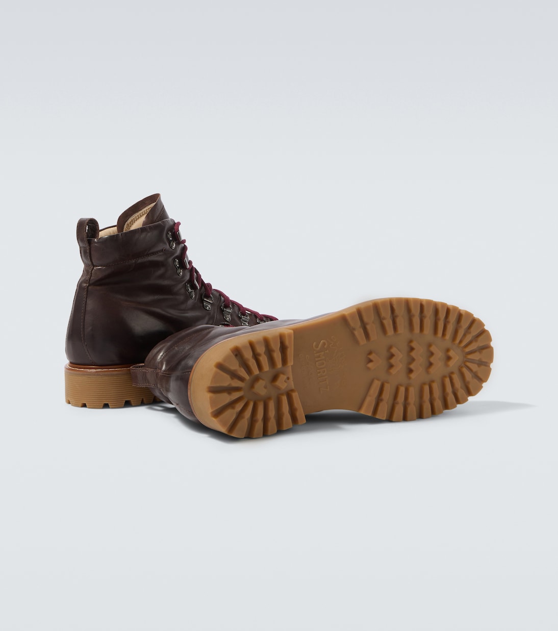 Leather lace-up boots | Eleventy