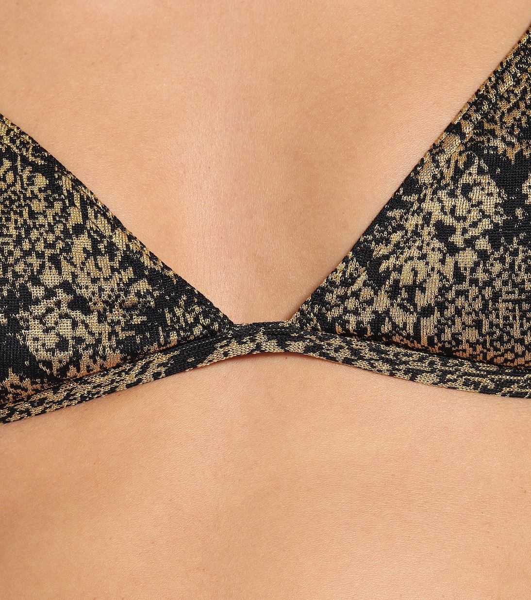 Haut de bikini triangle The Lulu imprimé | Solid & Striped