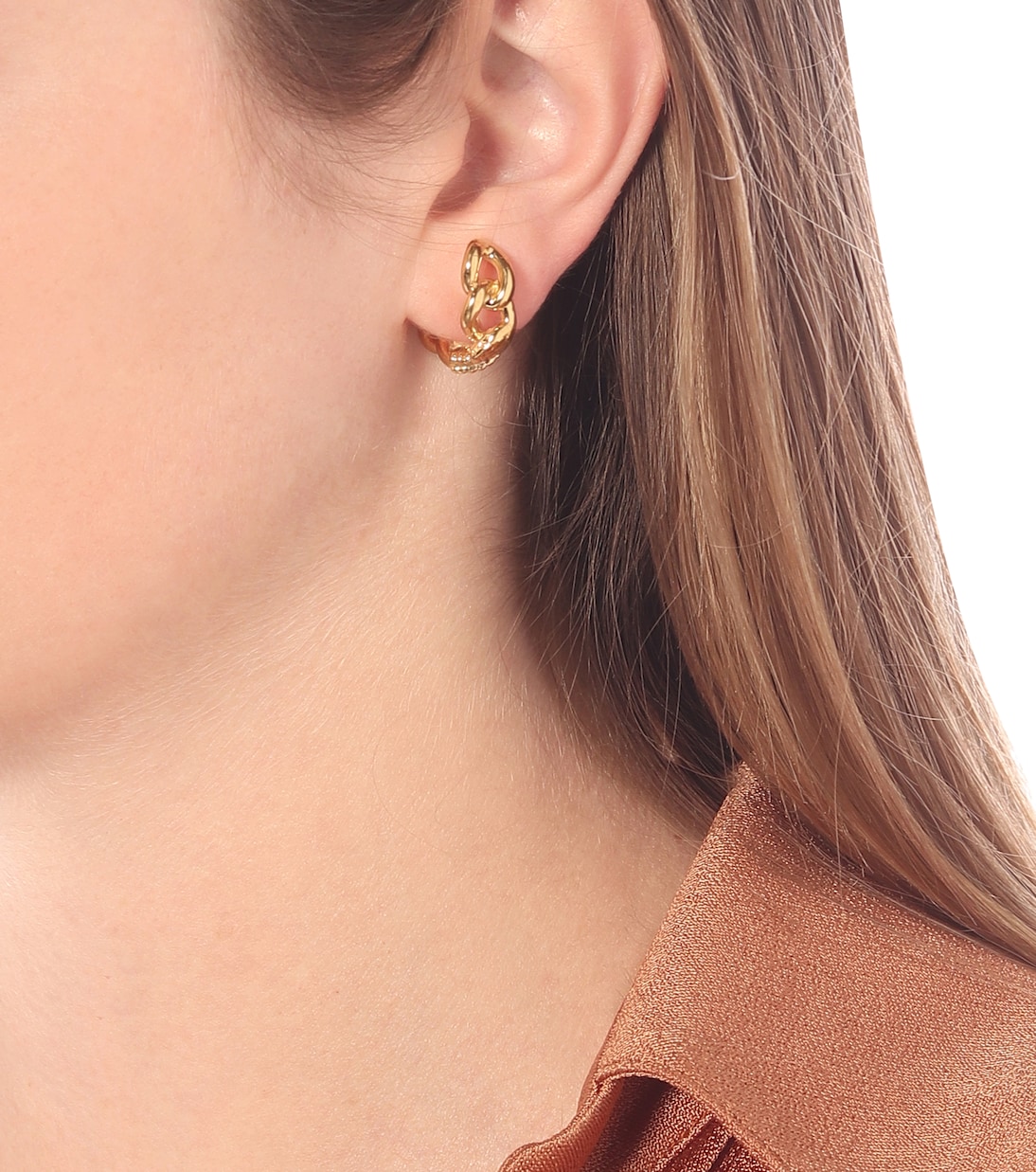 Nashash gold-vermeil earrings | ALANCROCETTI