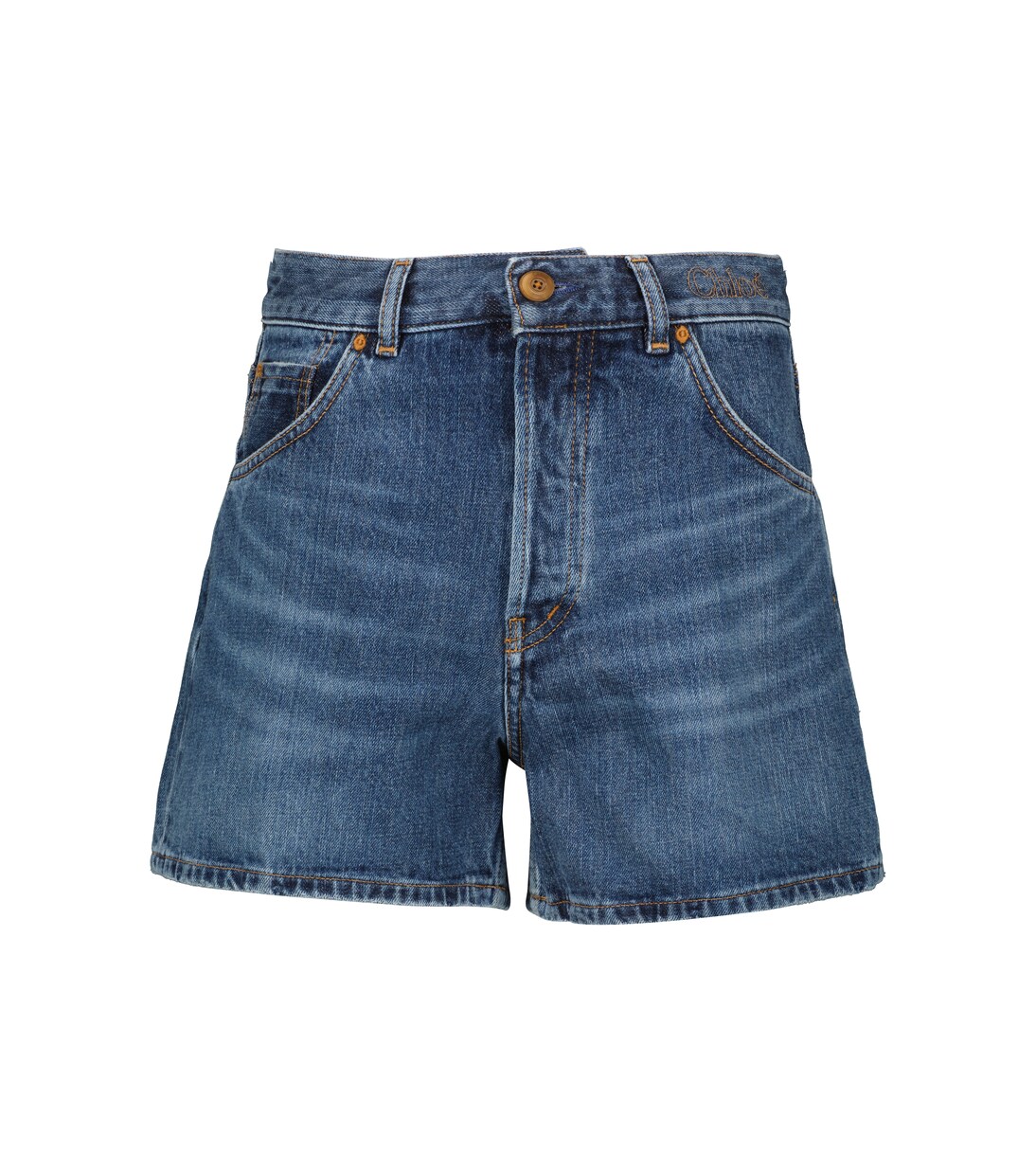 Shorts vaqueros de tiro alto | Chloé