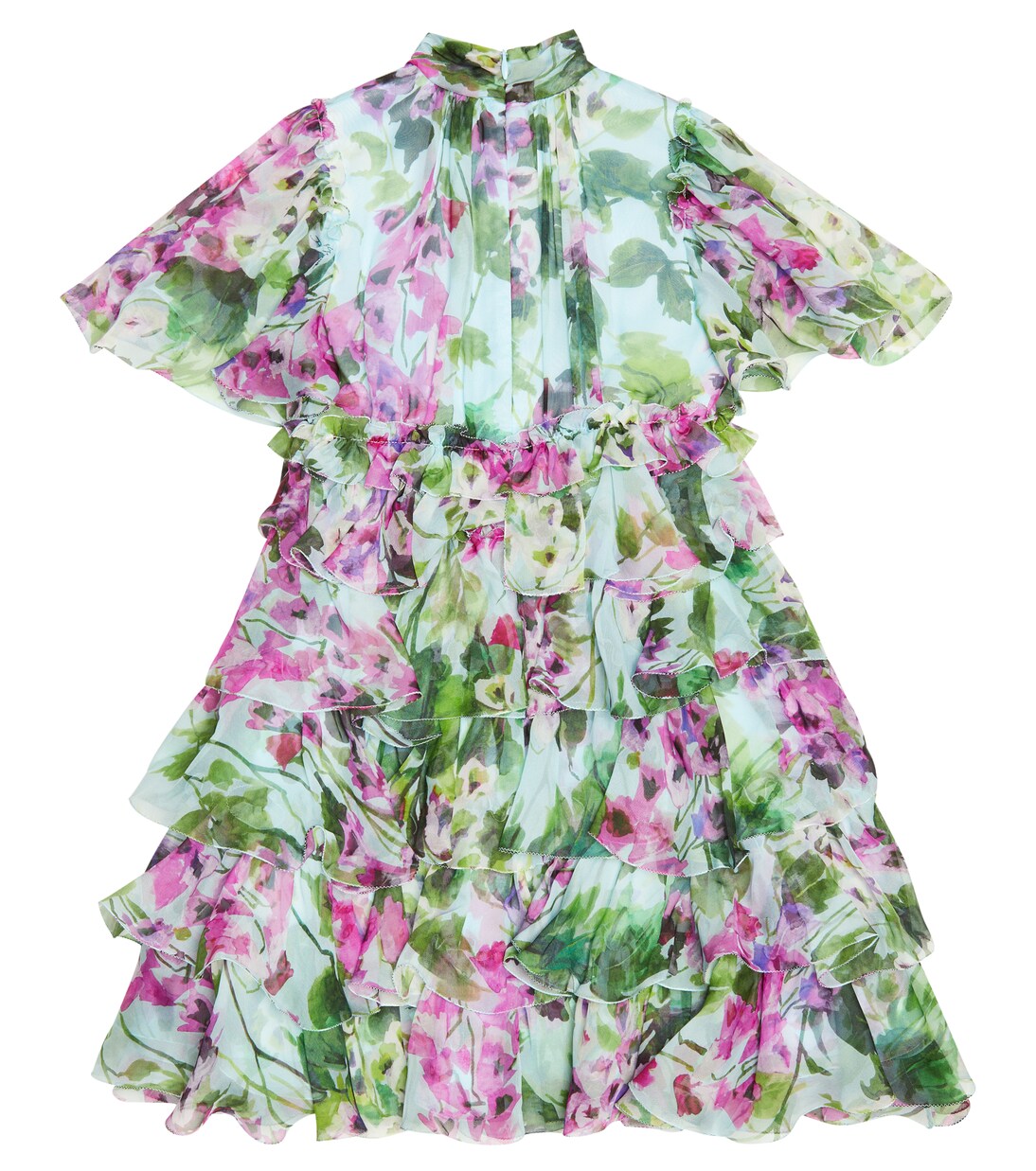 Floral silk dress | Dolce&Gabbana Kids