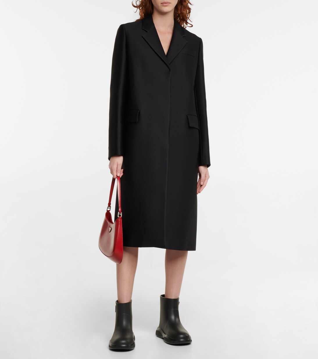 Mellow rubber ankle boots | Prada