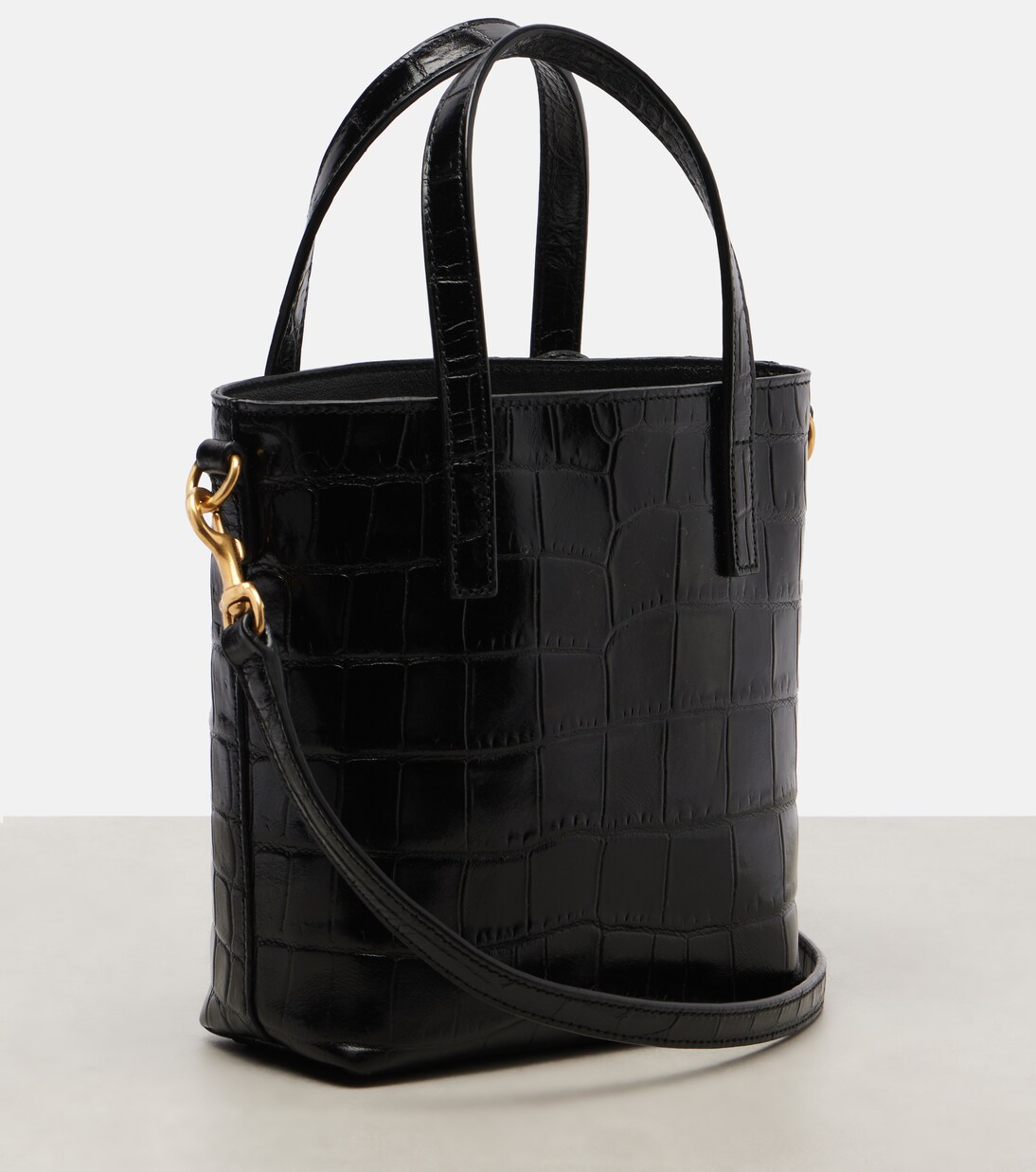 Toy Shopping N/S leather tote bag | Saint Laurent