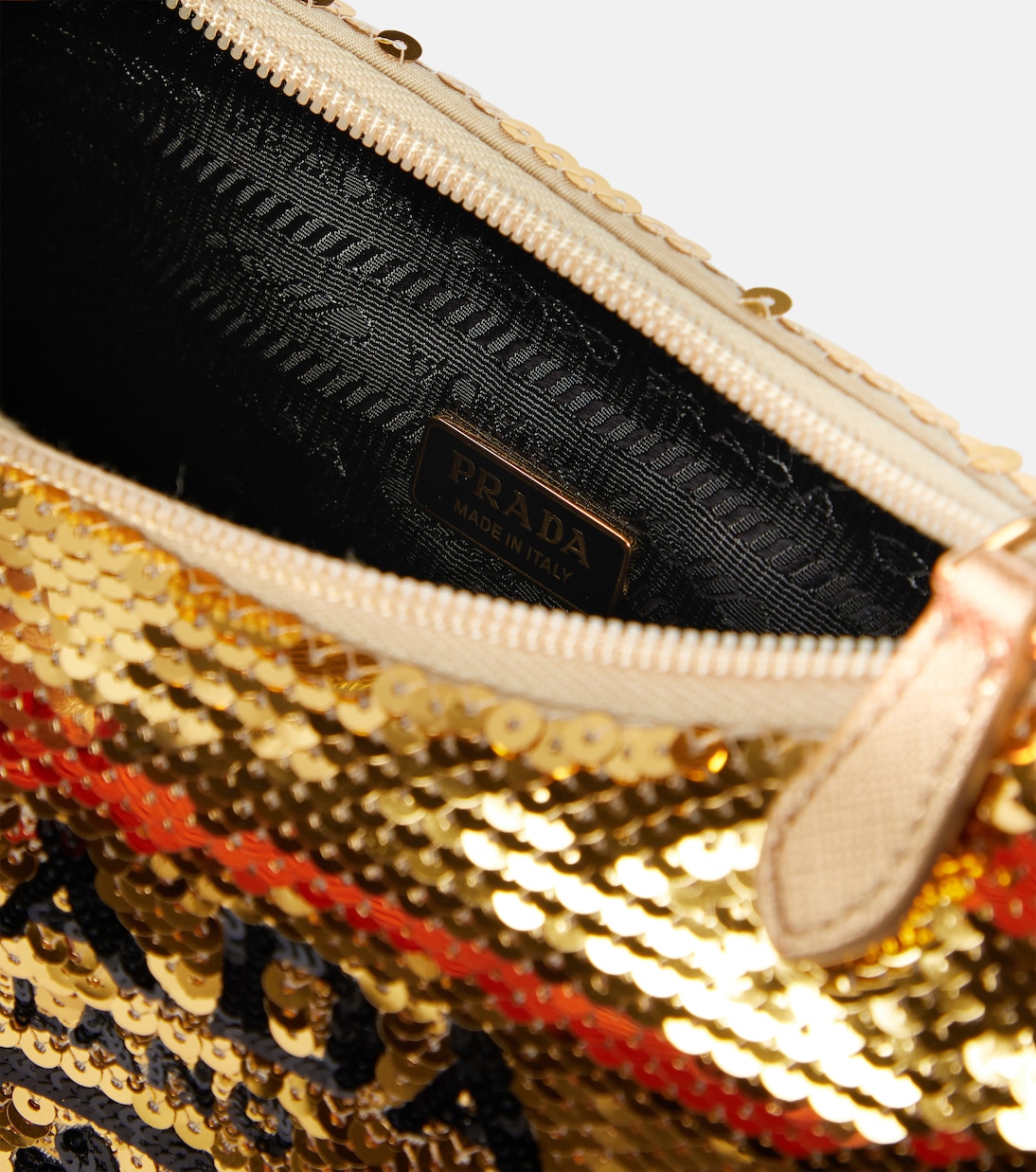 Re-Edition 2000 Mini sequined shoulder bag | Prada