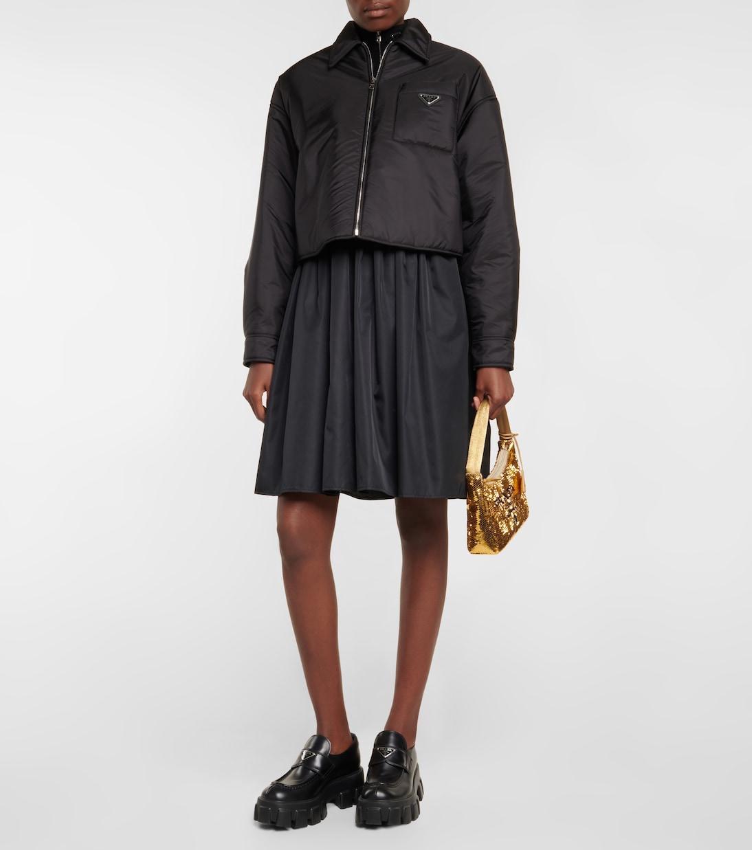 Re-Edition 2000 Mini sequined shoulder bag | Prada