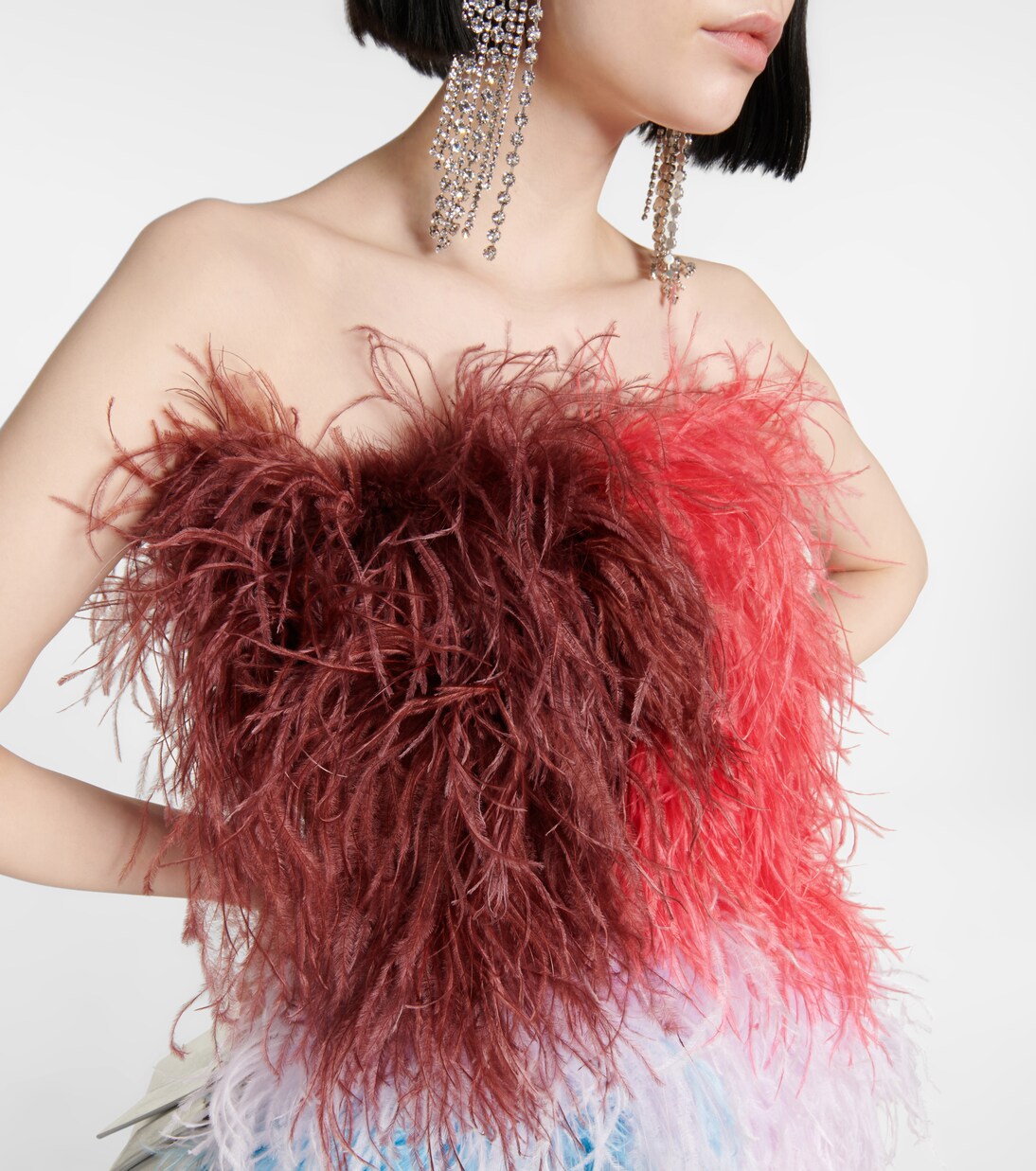 Robe Keri en plumes | The Attico