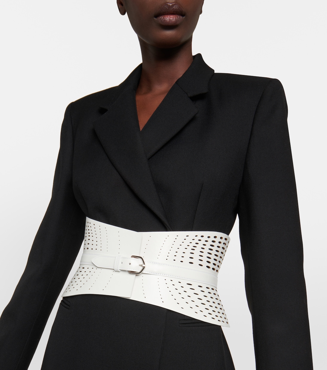 Cintura a corsetto Neo in pelle | Alaïa