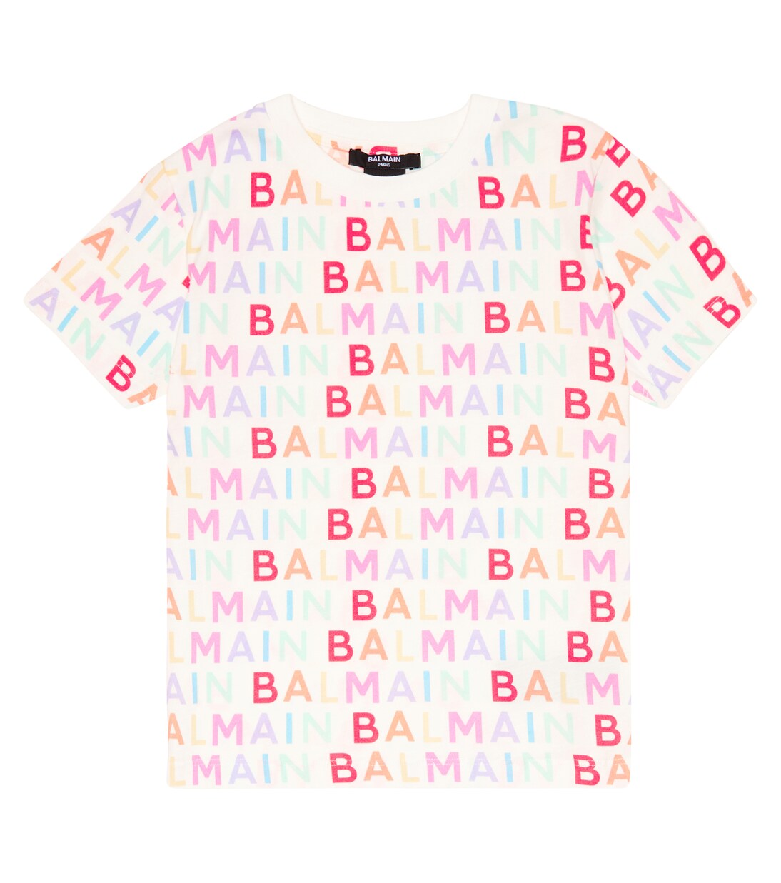 Logo printed cotton T-shirt | Balmain Kids