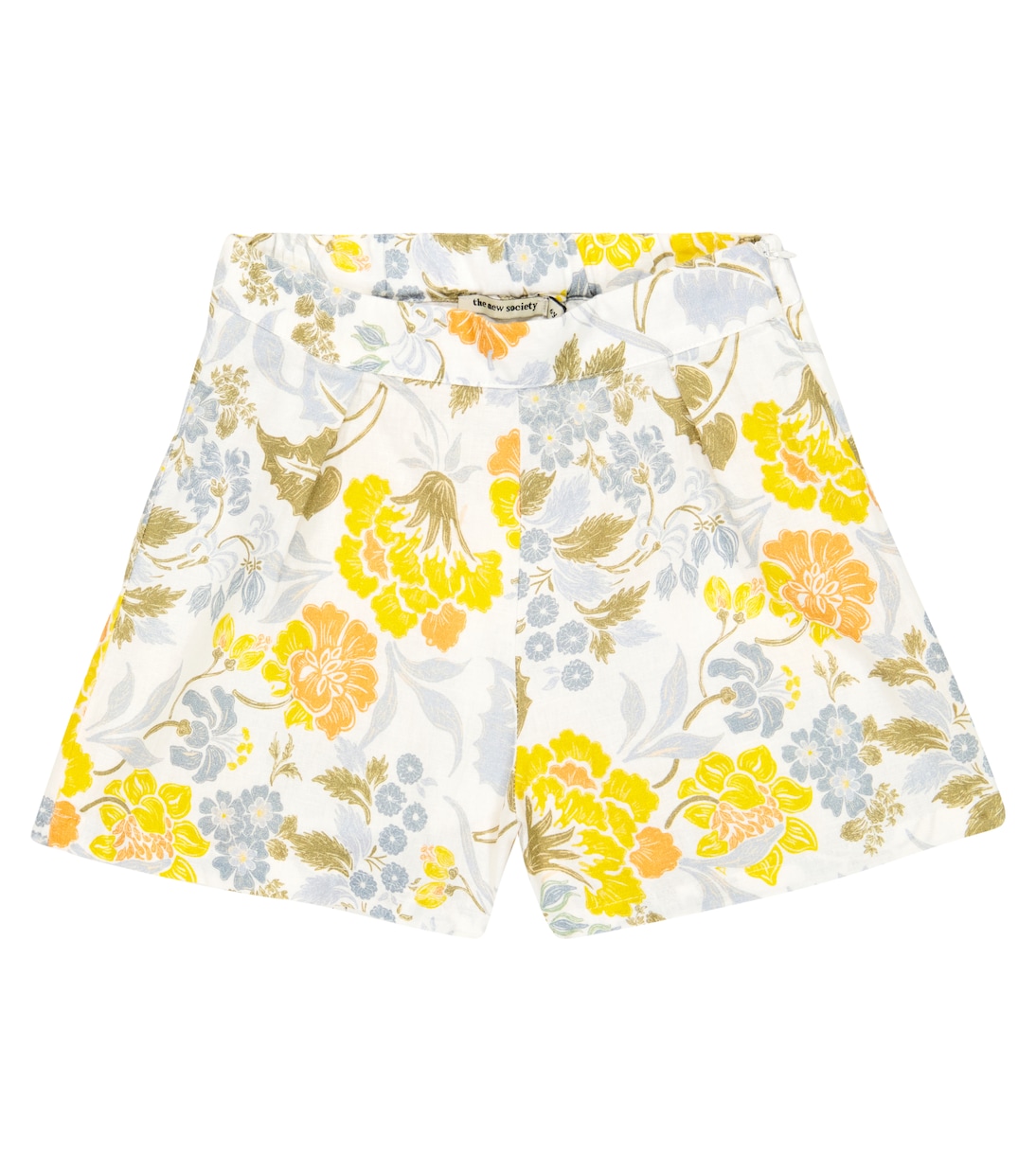 Gianni floral linen and cotton shorts | The New Society