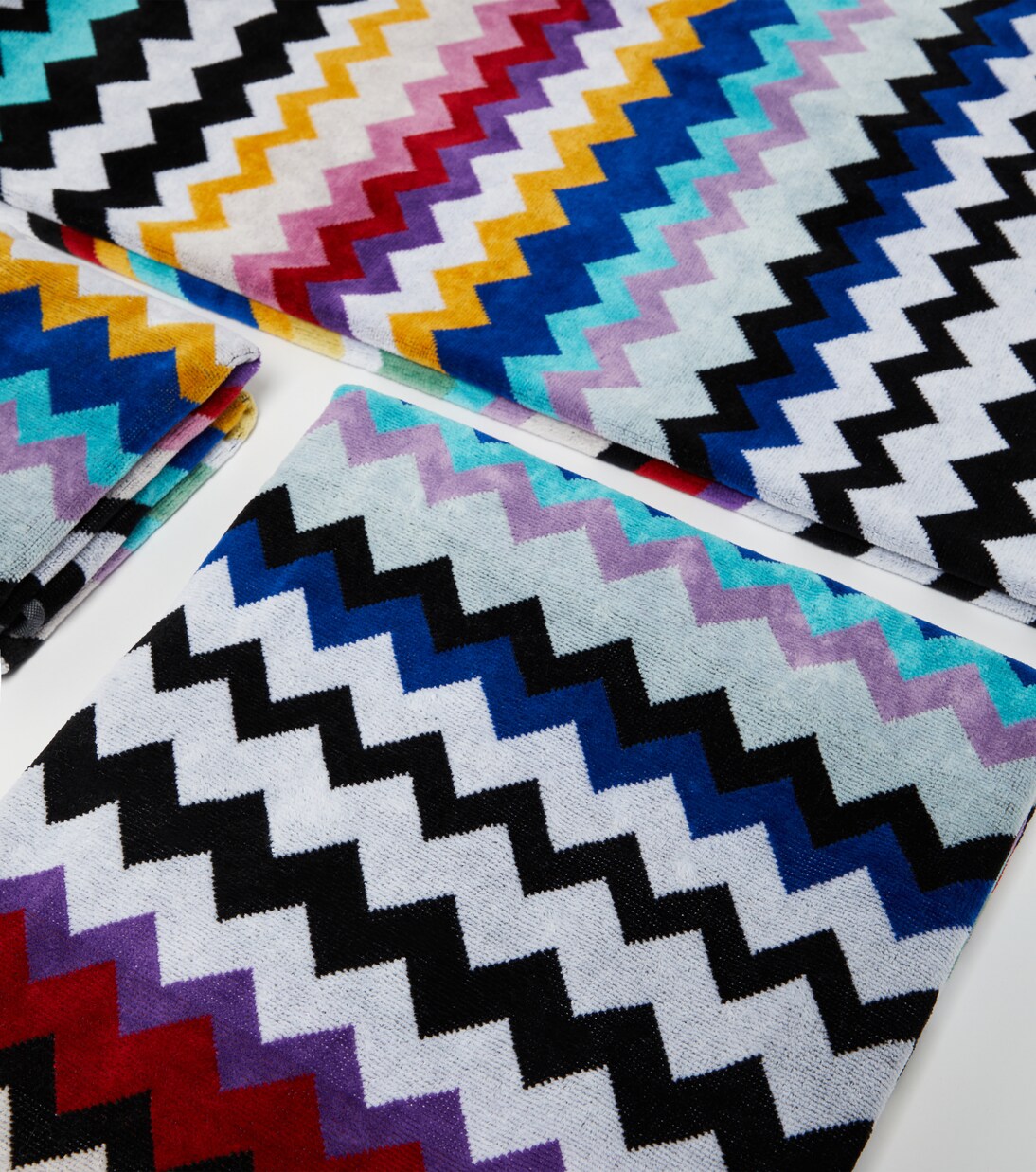 Cyrus set of 3 cotton towels | Missoni