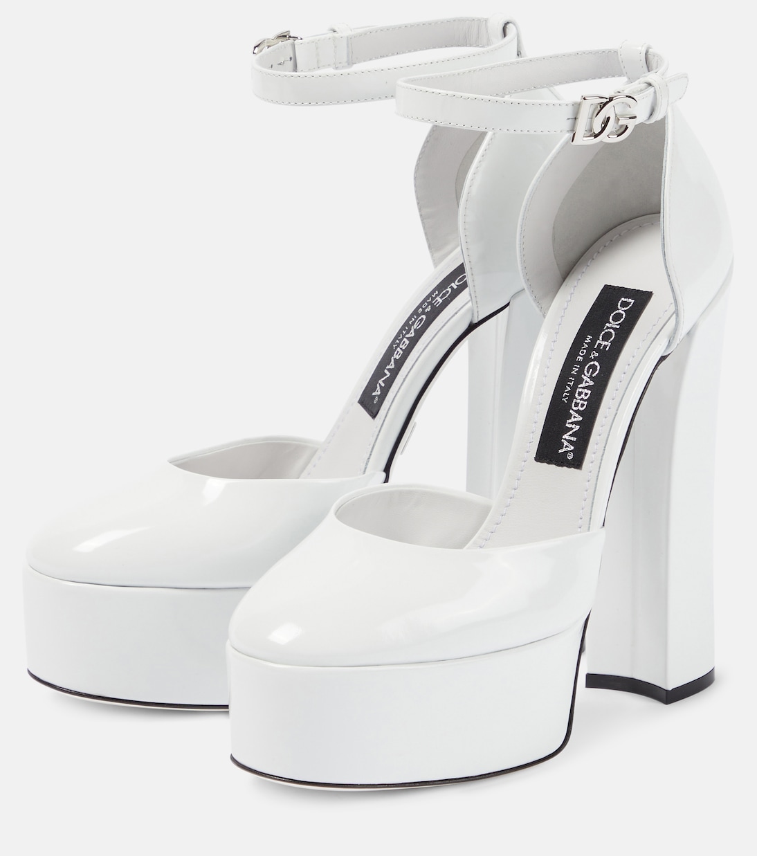 Plateau-Pumps Sharon aus Lackleder | Dolce&Gabbana