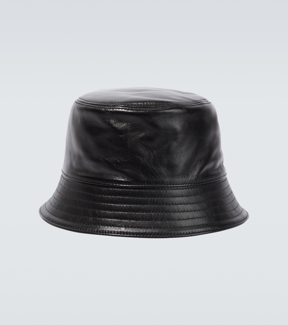 Leather bucket hat | Prada