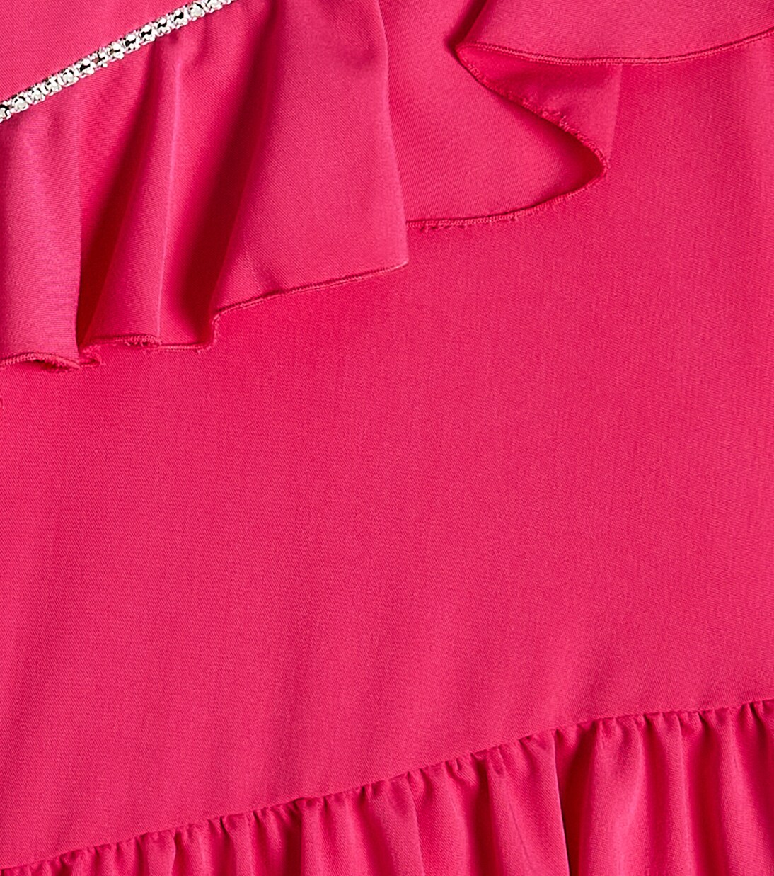 Abito con volant e cristalli | Monnalisa