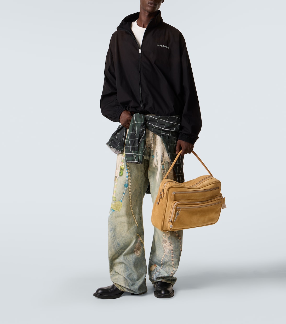 Logo cotton poplin jacket | Acne Studios