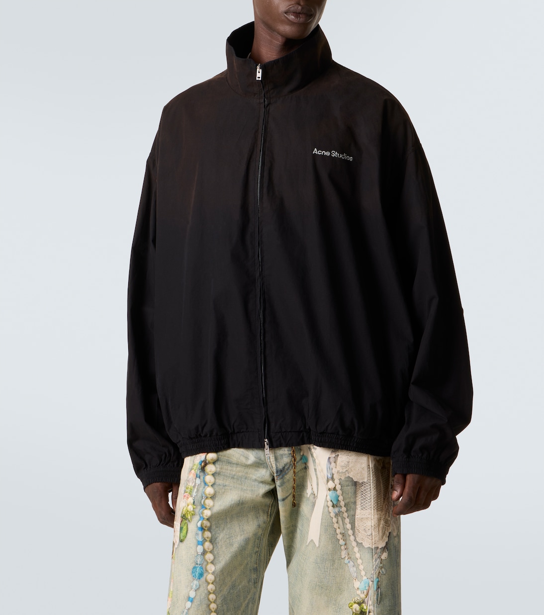 Logo cotton poplin jacket | Acne Studios