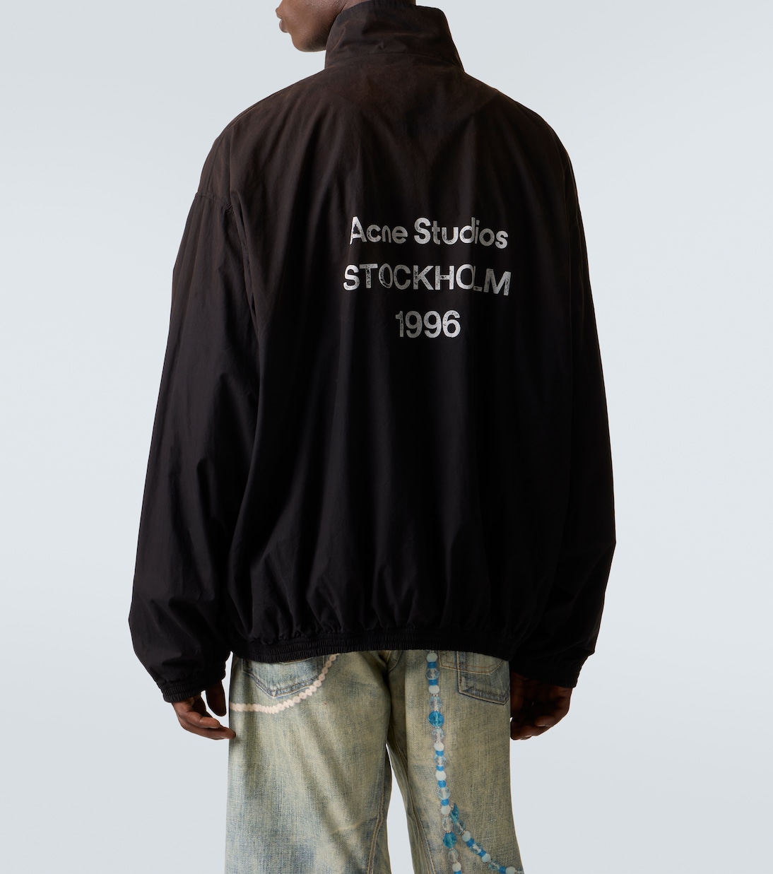 Logo cotton poplin jacket | Acne Studios