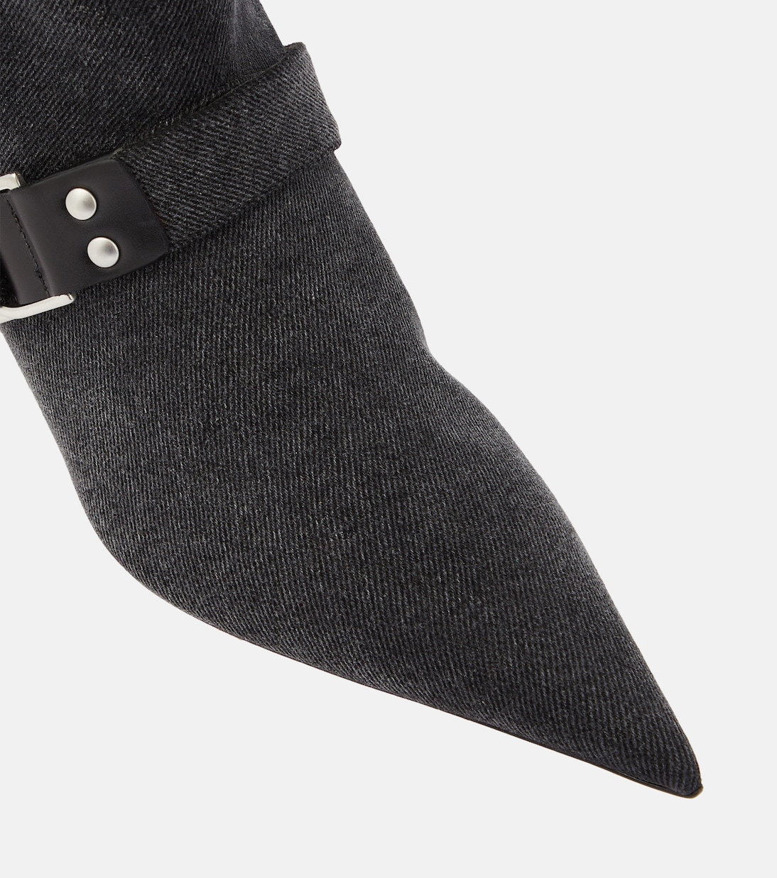 Jeanne denim knee-high boots  | Blumarine