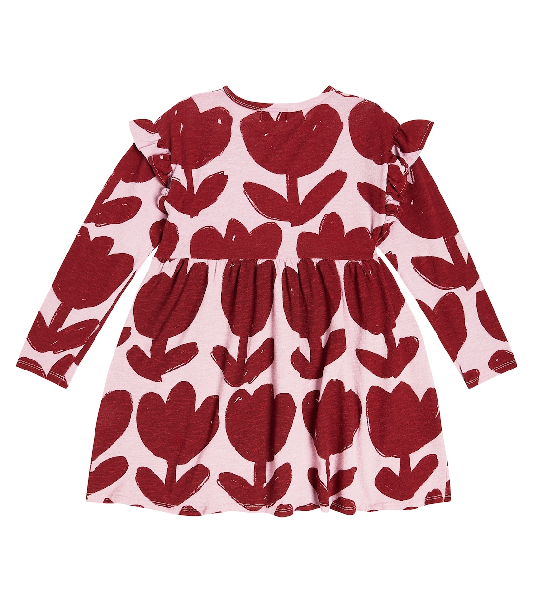 Floral cotton jersey dress | Bobo Choses