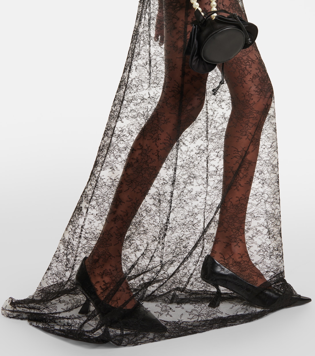 Cutout sequined lace-trimmed gown | Nensi Dojaka