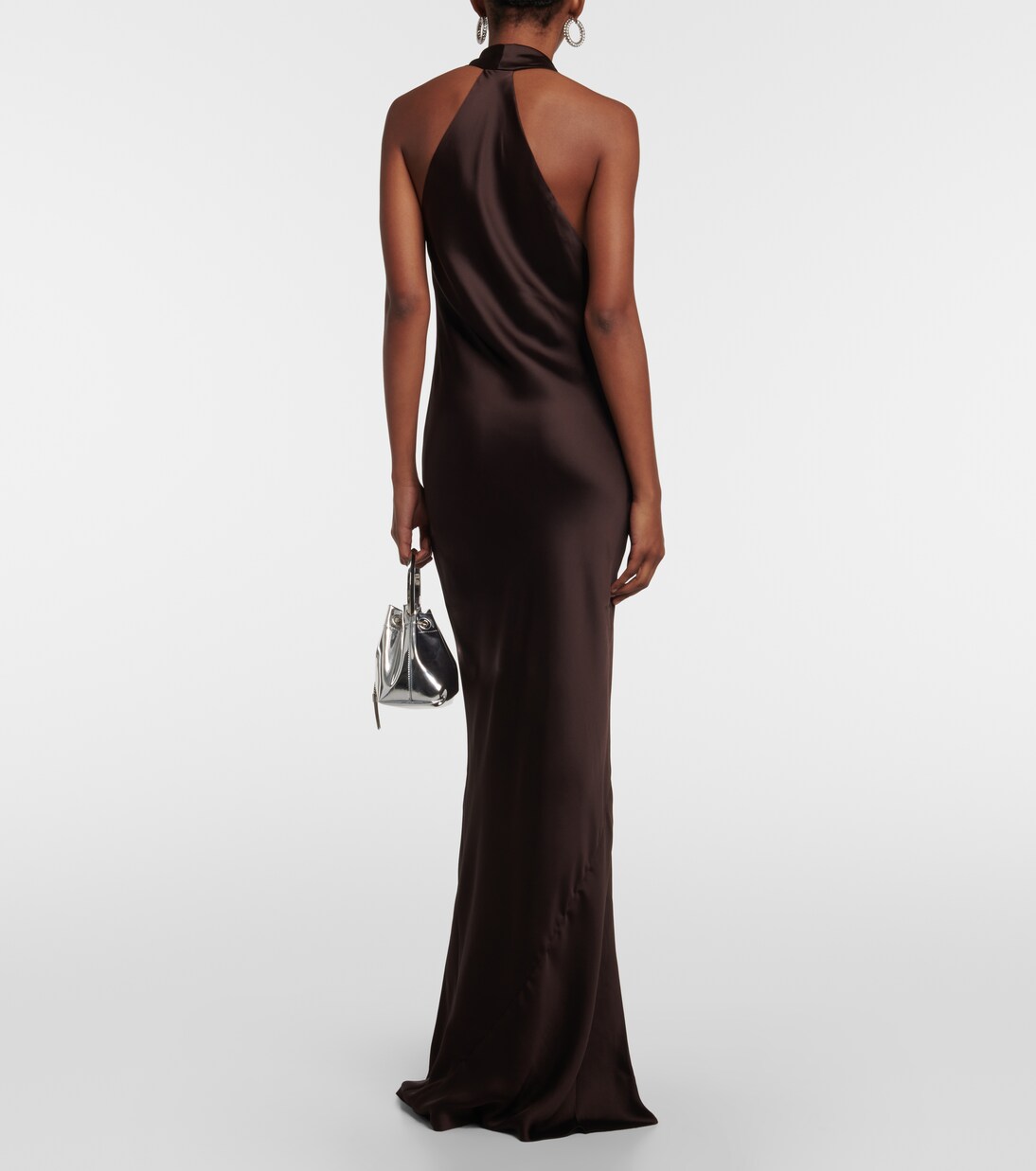 Draped halterneck gown | Norma Kamali