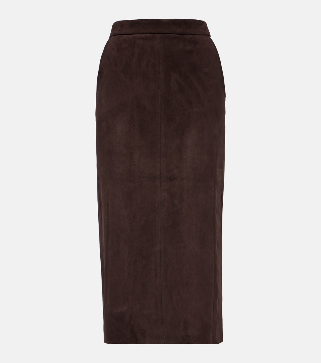 Taylor suede midi skirt | Stouls