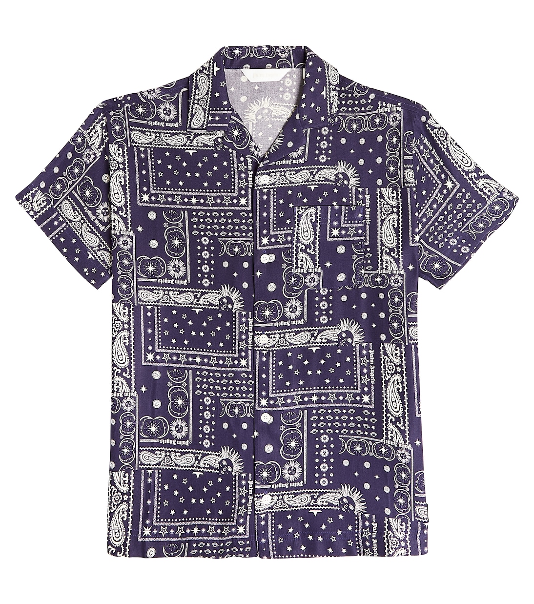 Camicia in cotone con stampa | Palm Angels Kids