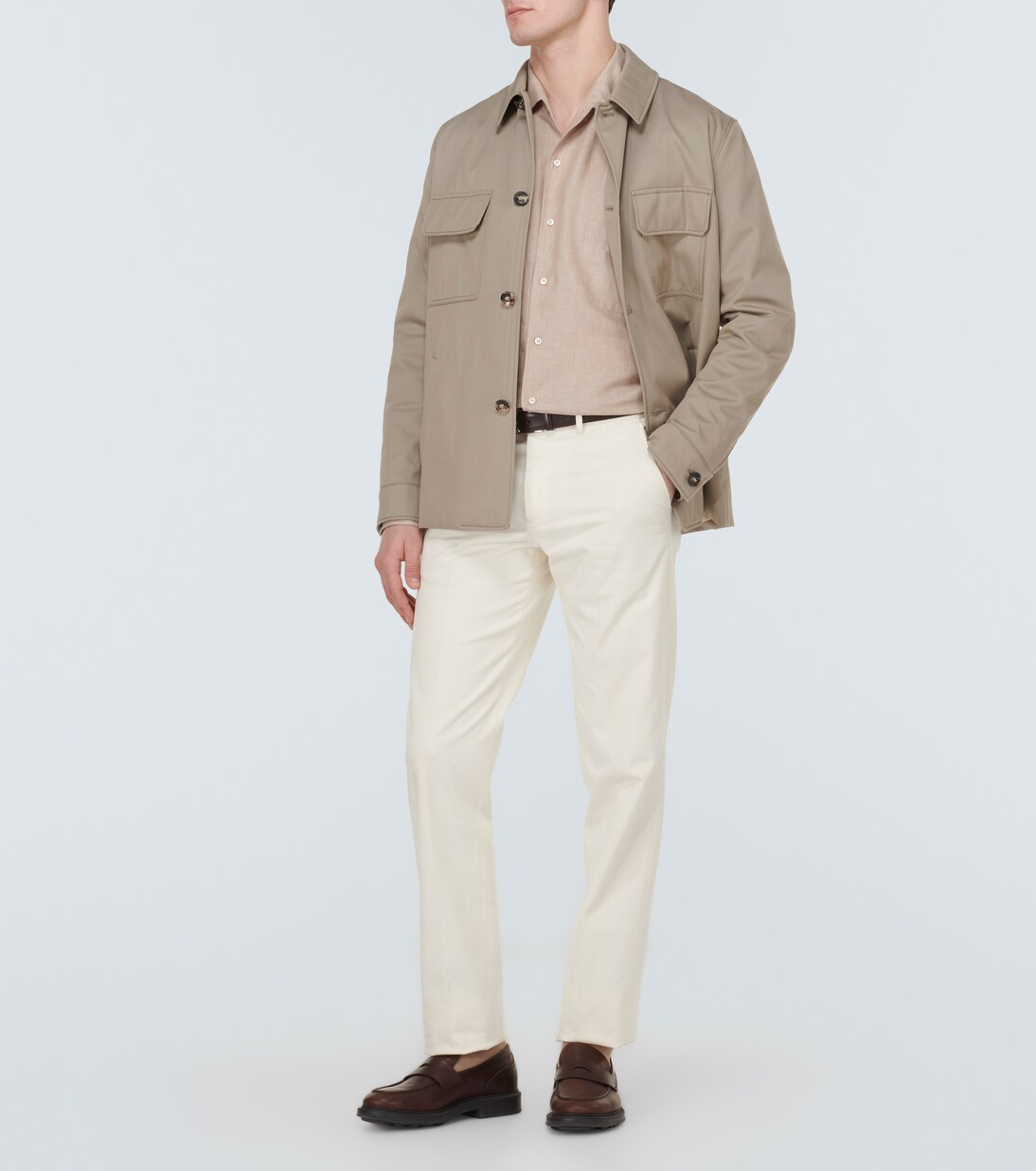 André linen shirt | Loro Piana