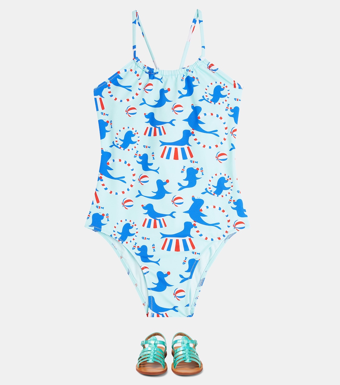 Gazette printed swimsuit  | Vilebrequin Kids