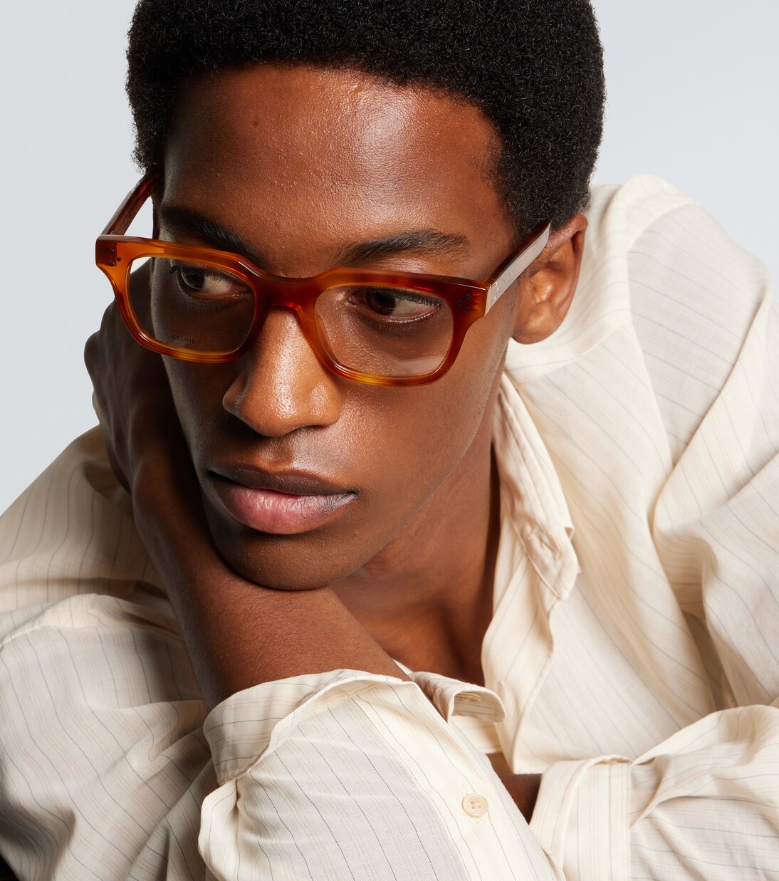 Bold 3 dots square glasses | Celine Eyewear