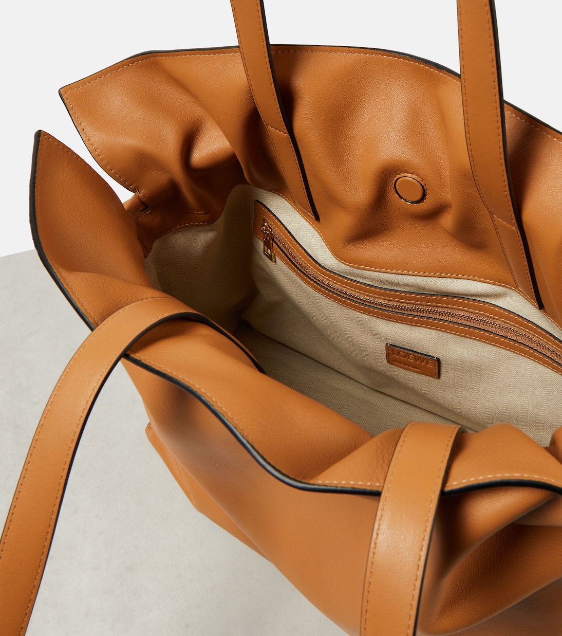 Flamenco Large leather clutch | Loewe