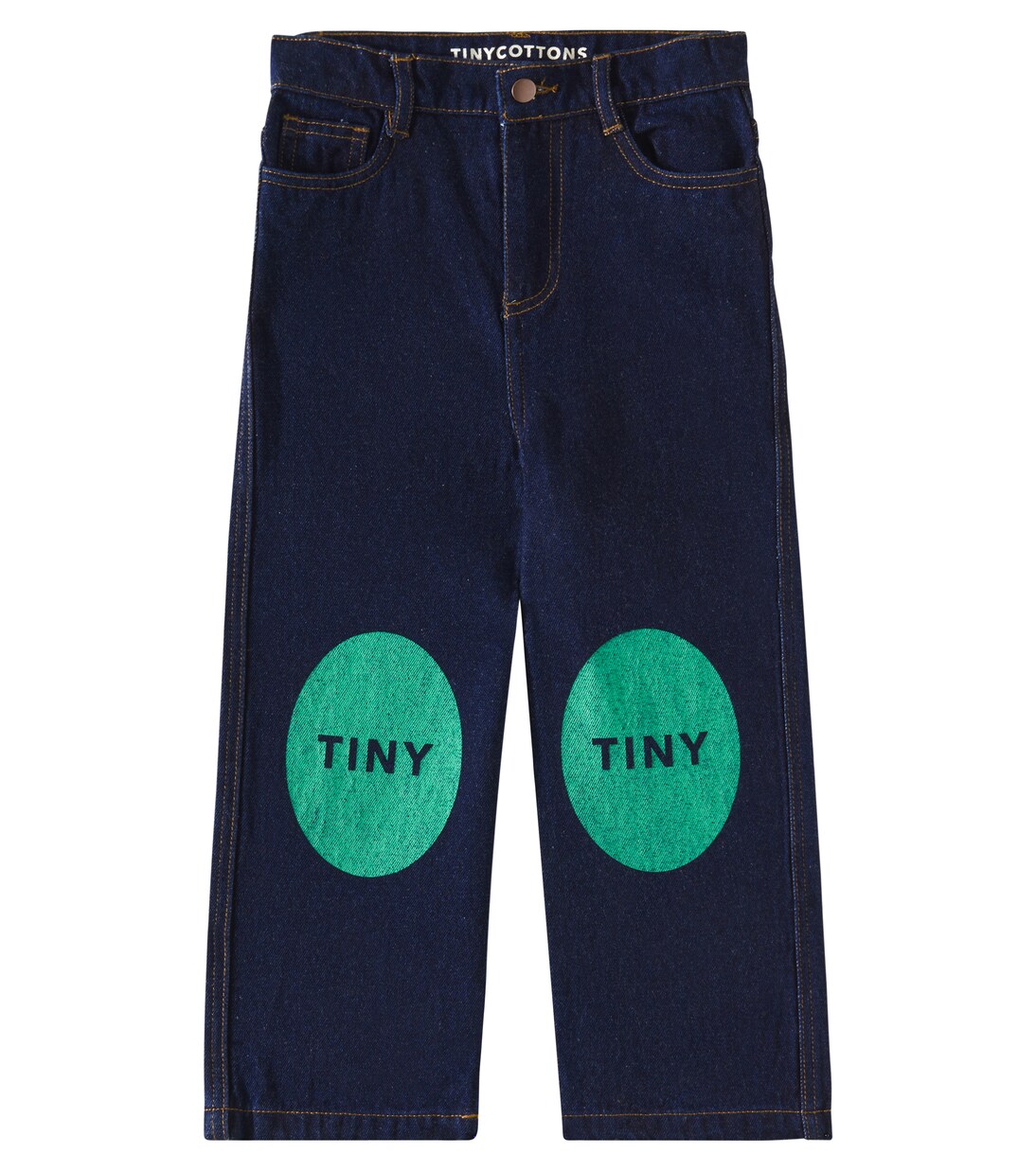 Jeans regular con logo | Tinycottons