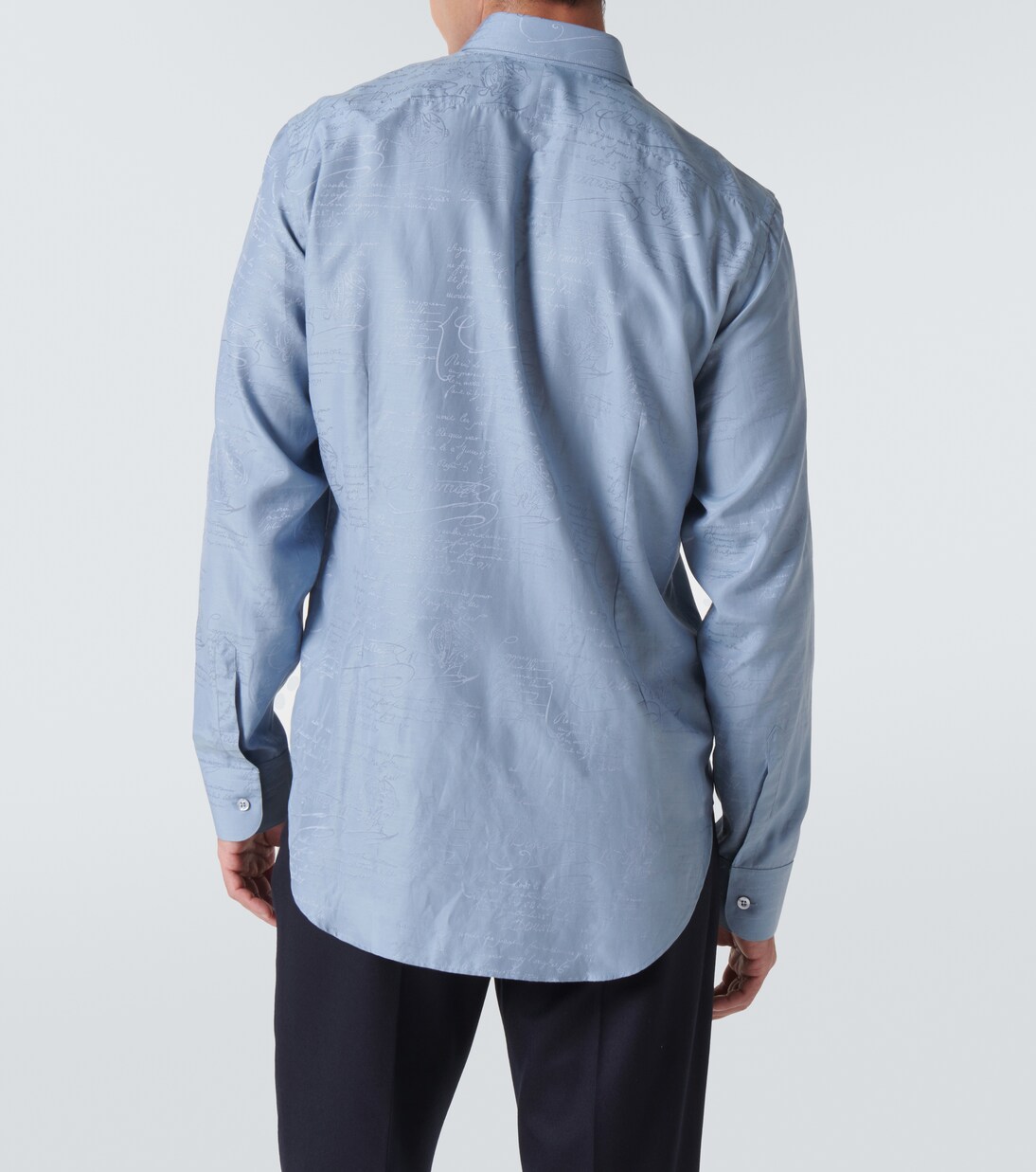 Chemise Scritto Andy en soie et coton | Berluti