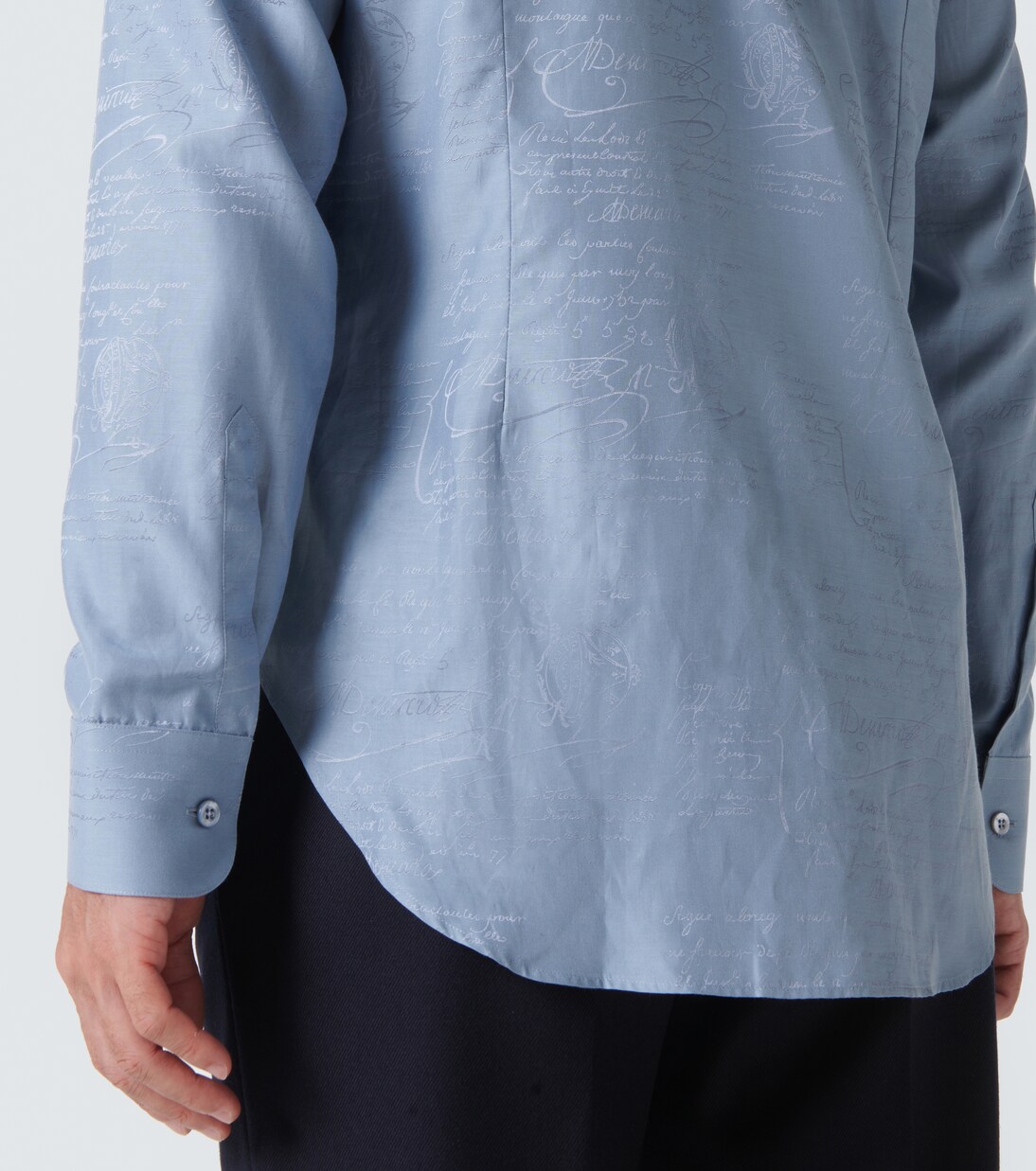 Chemise Scritto Andy en soie et coton | Berluti
