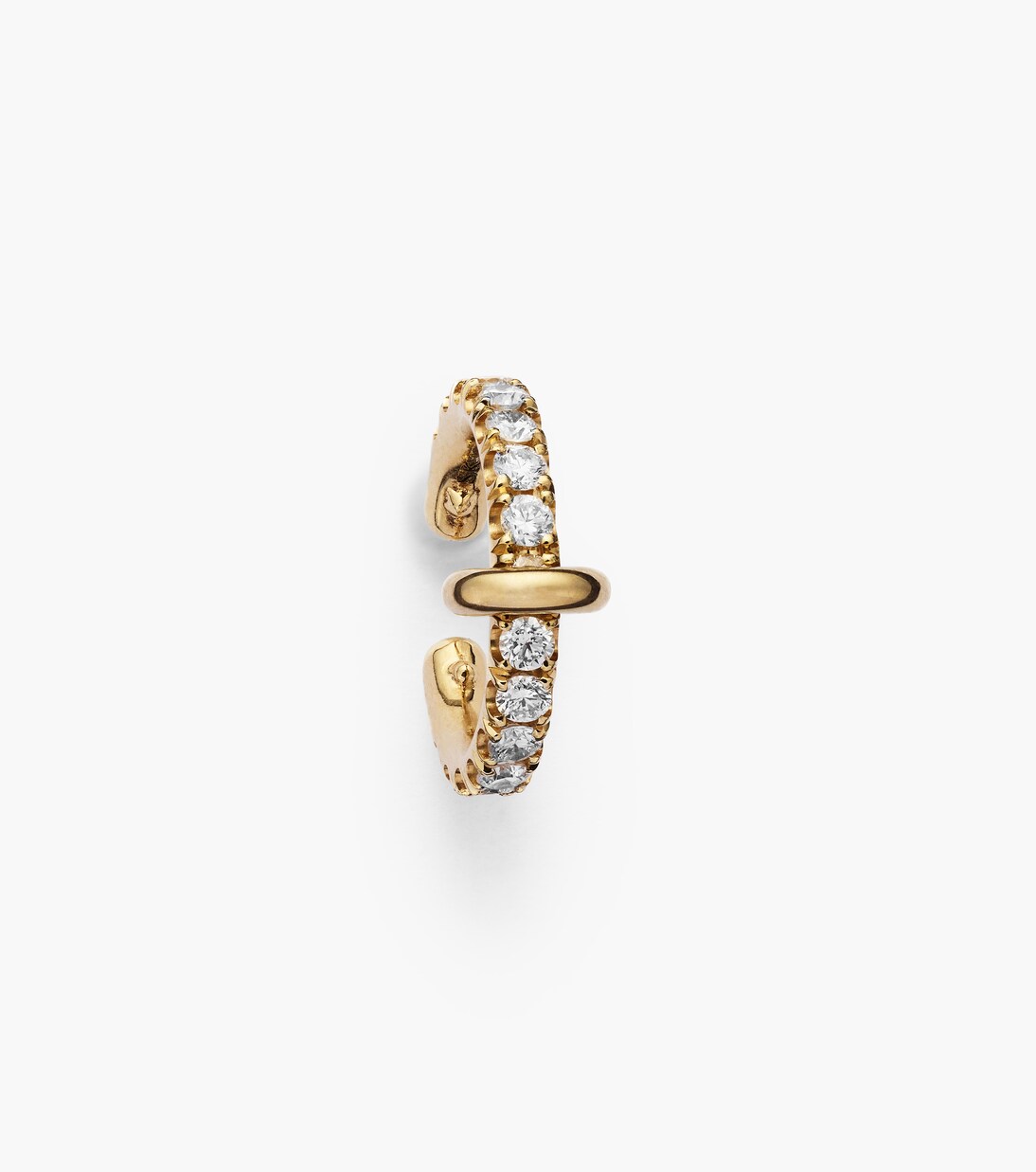 Ear cuff de oro de 18 ct con diamantes | Spinelli Kilcollin