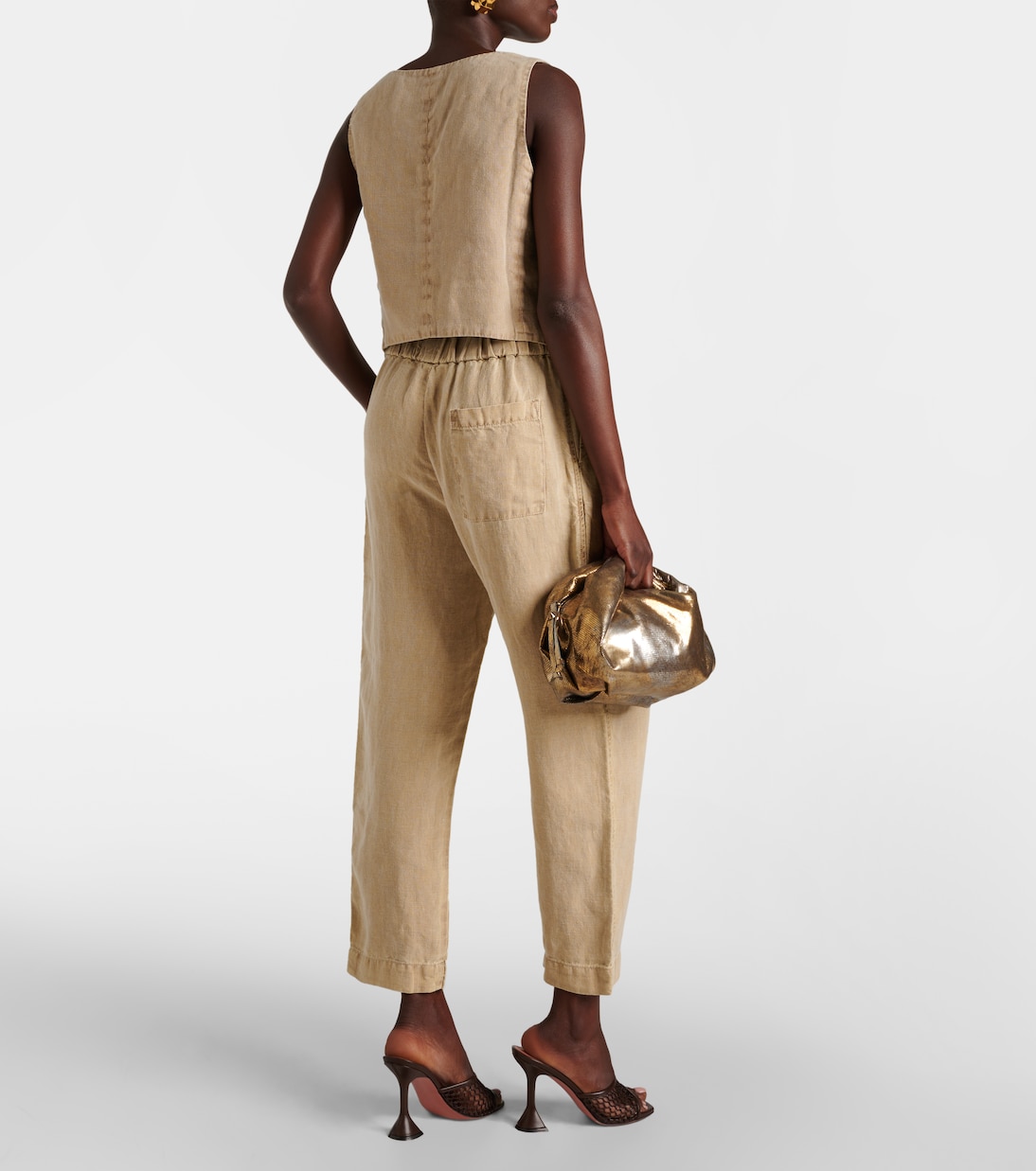 Weste Mylie aus Leinen | Velvet