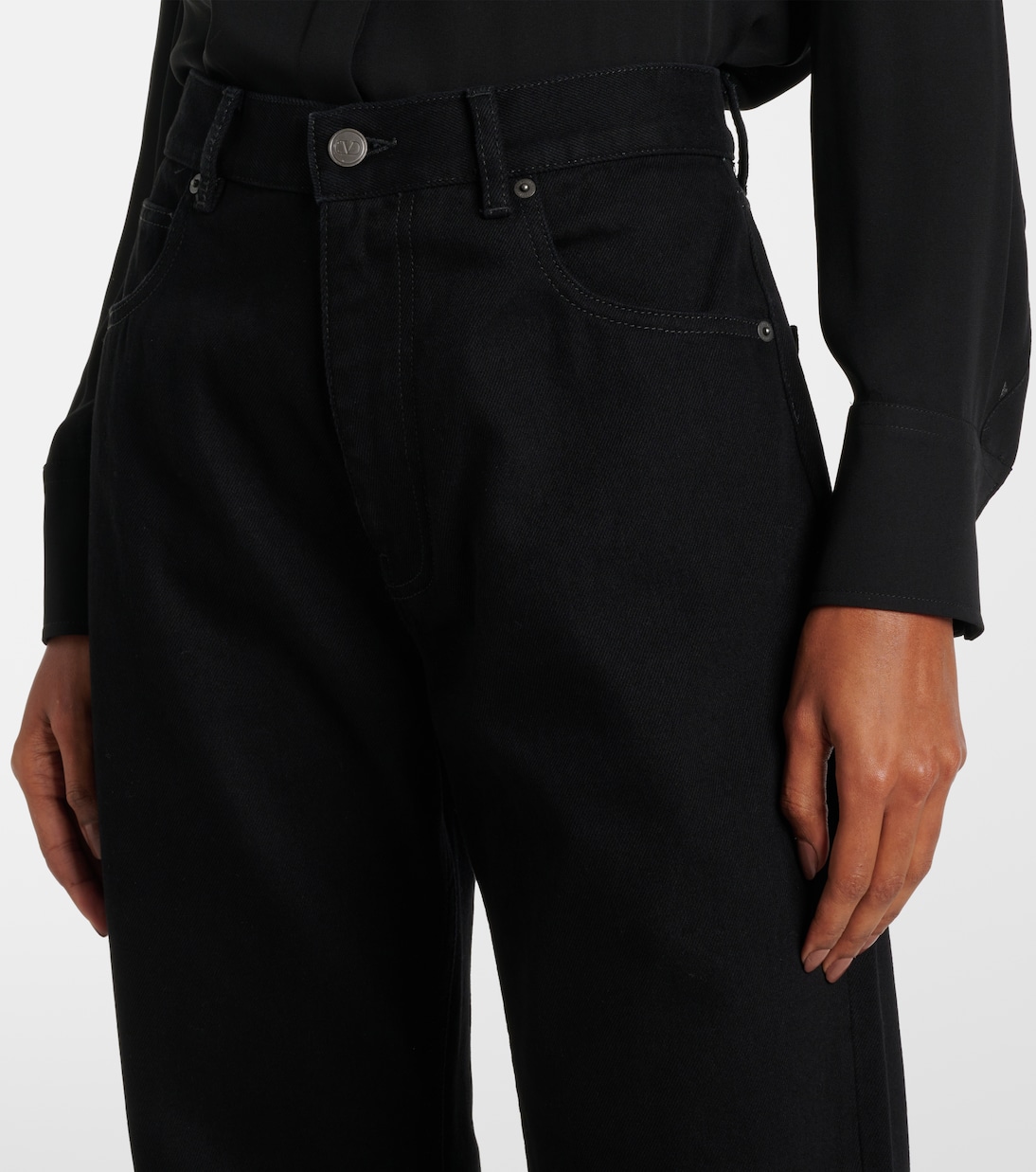 High-Rise Straight Jeans | Valentino