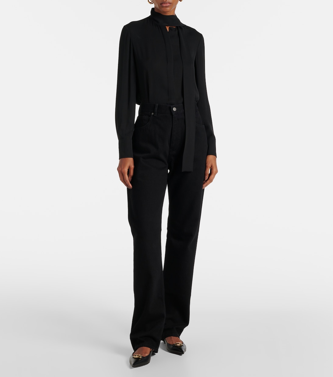 High-Rise Straight Jeans | Valentino