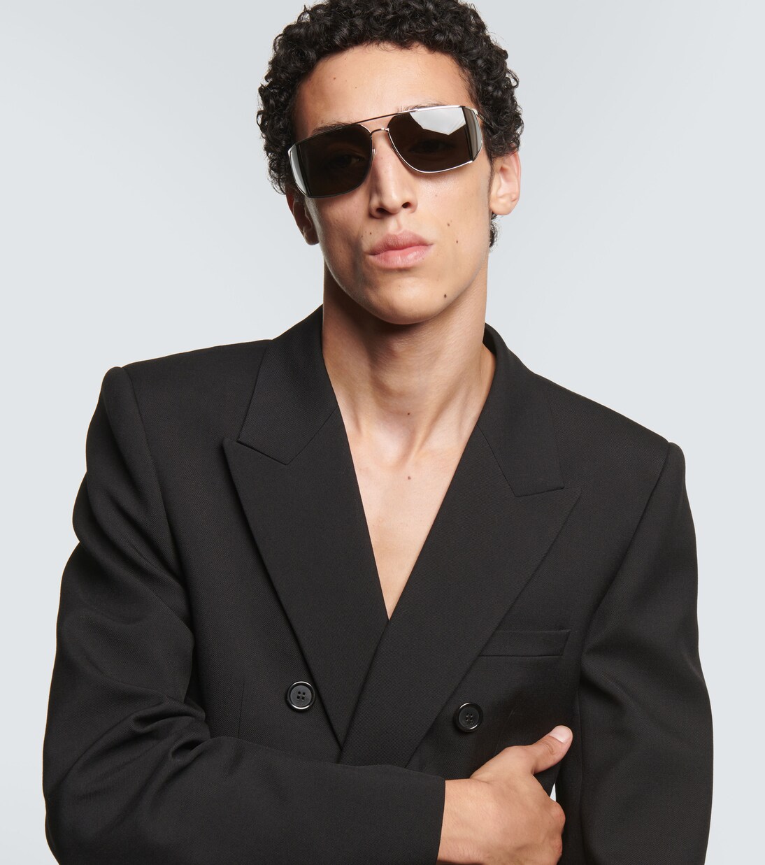 Eckige Sonnenbrille | Saint Laurent