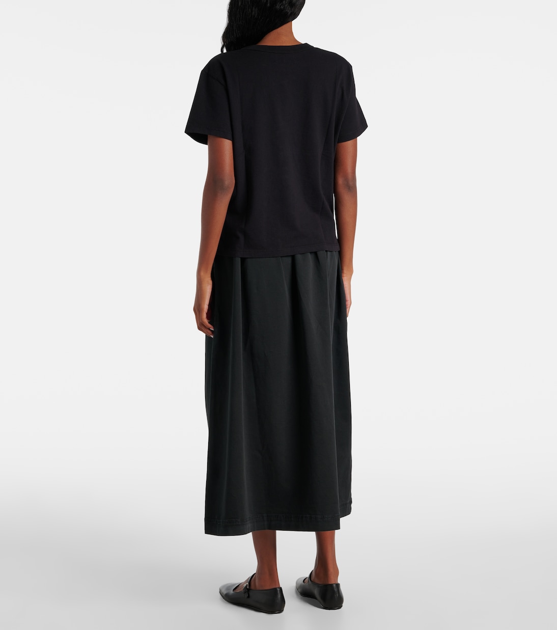 T-Shirt Leigh aus Baumwoll-Jersey | Velvet