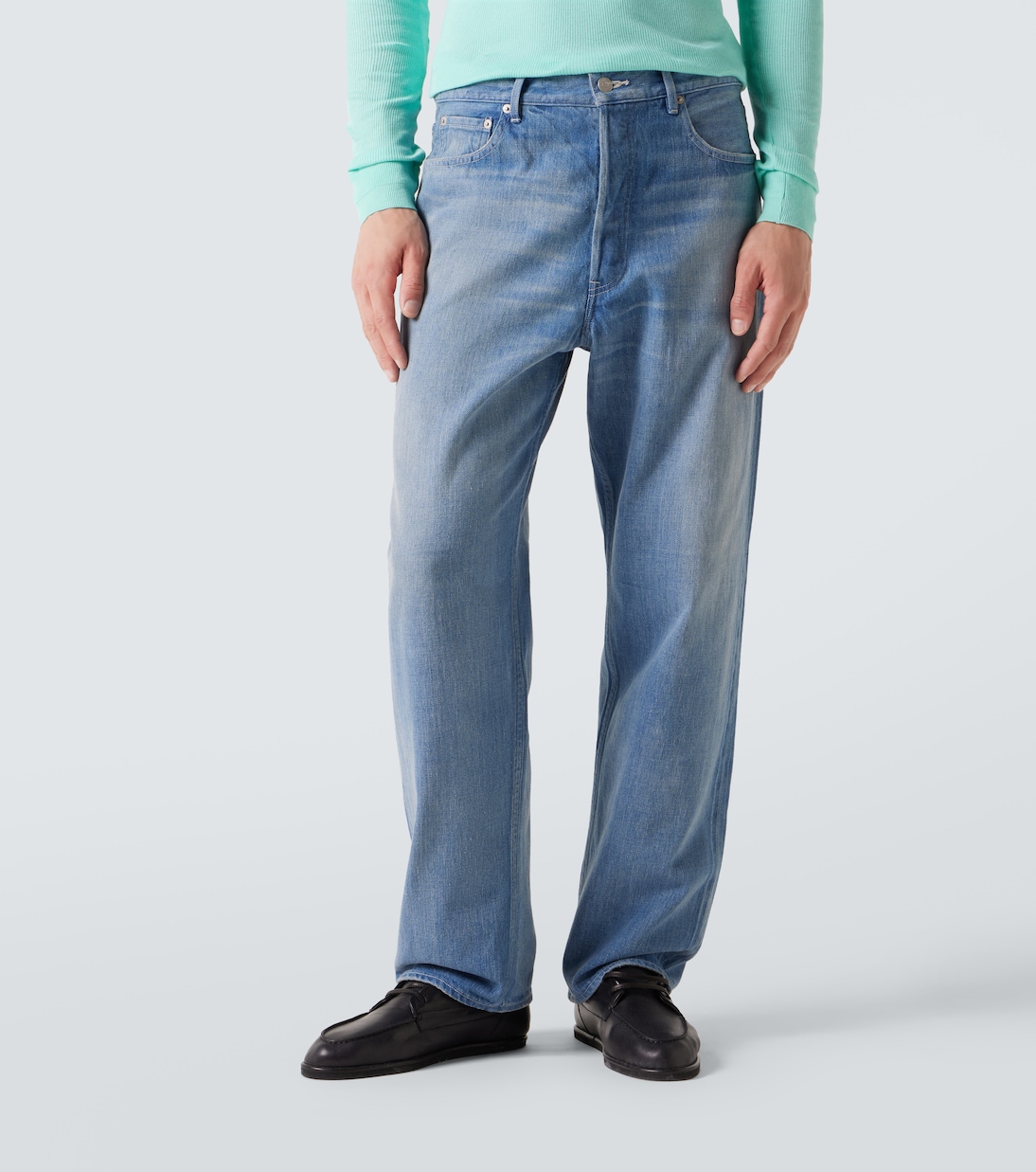 Jeans regular a vita media | Auralee