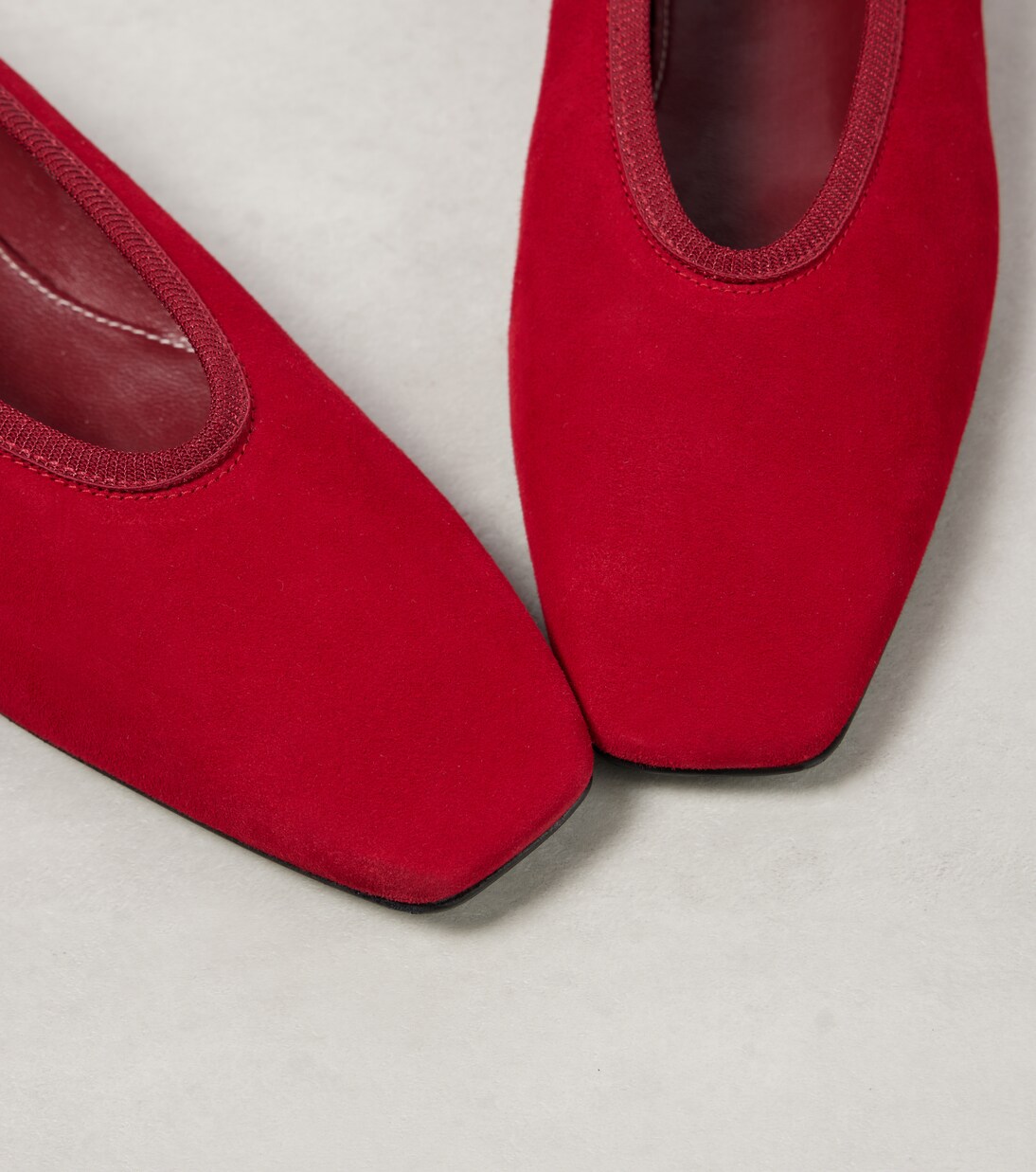 Suede ballet flats | Toteme