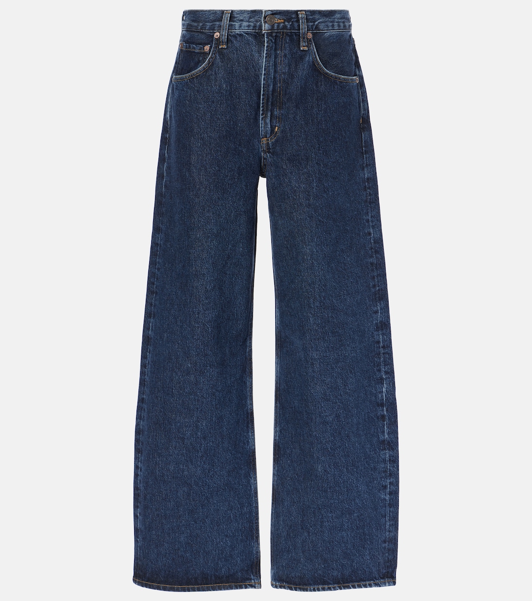 Low Curve mid-rise barrel-leg jeans | Agolde