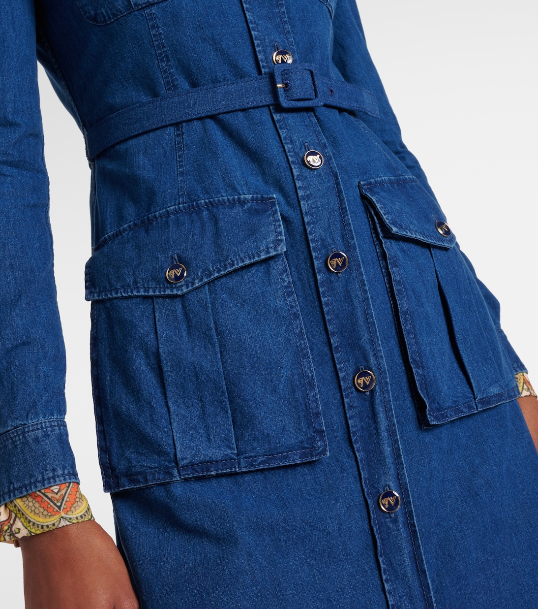 Hemdblusenkleid aus Denim | Valentino