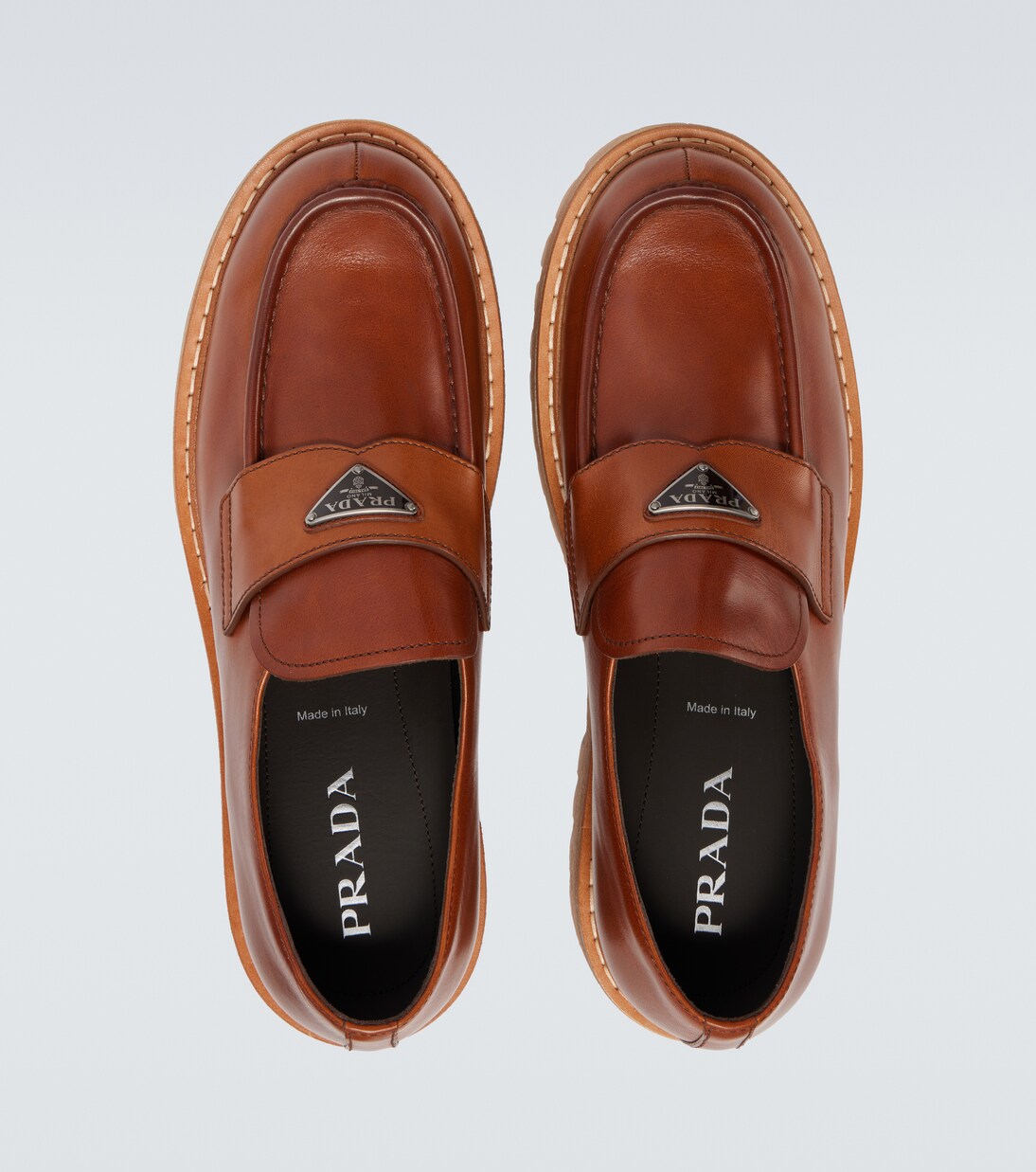 Loafers aus Leder | Prada