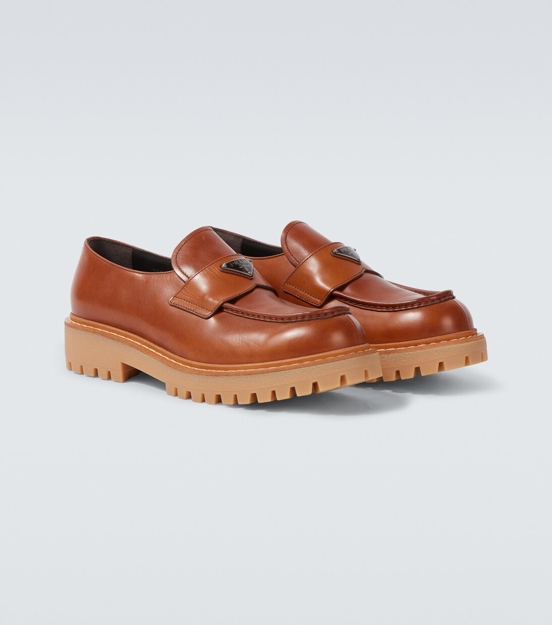 Loafers aus Leder | Prada