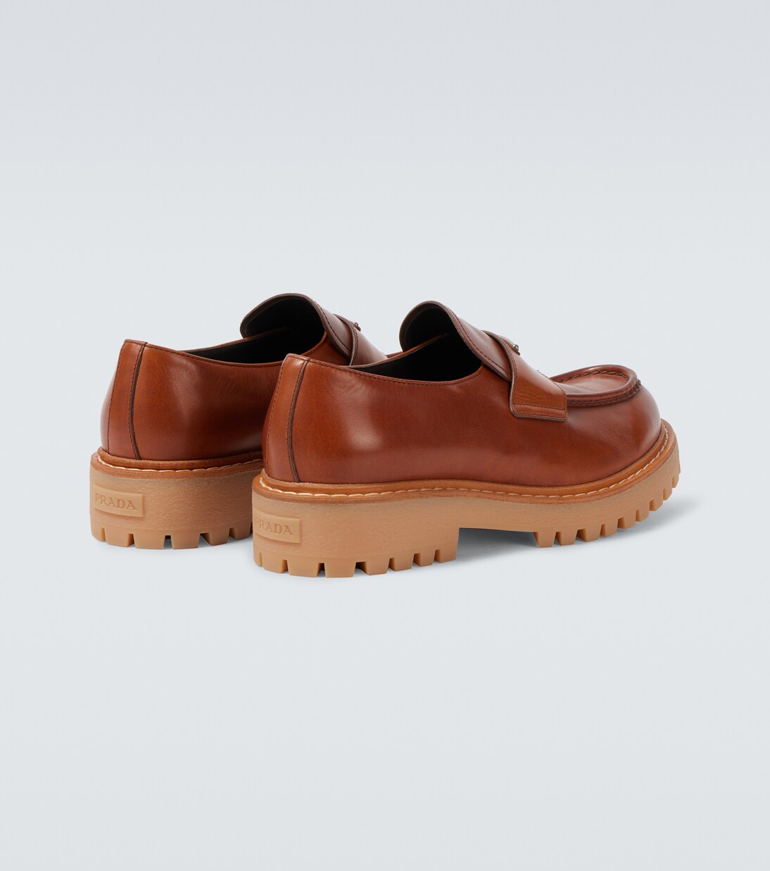 Loafers aus Leder | Prada