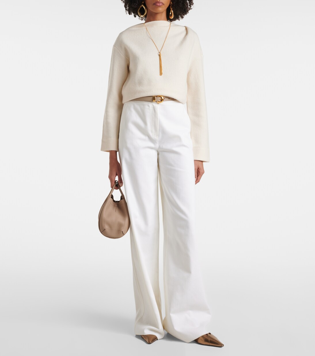 Weite Hose Ruggero aus Baumwolle | Max Mara