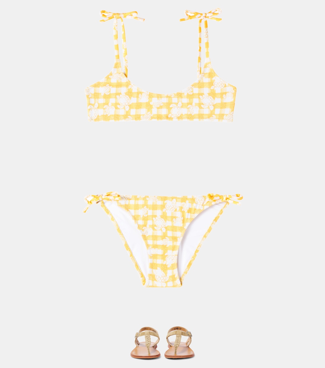 Gwendy checked bikini | Vilebrequin Kids