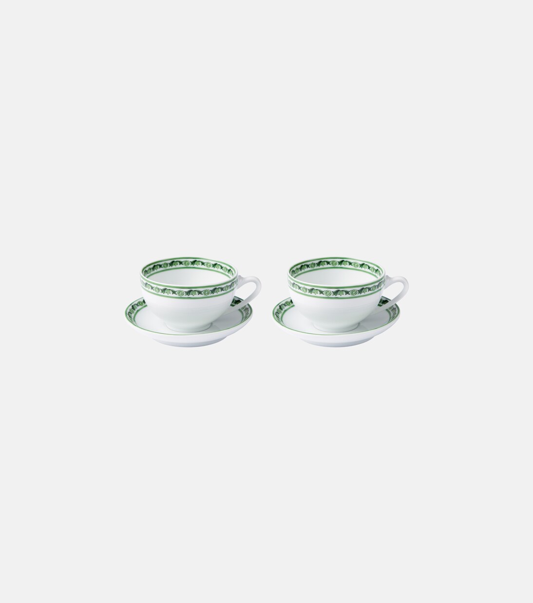 Majolica set of 2 teacups and saucers | Dolce&Gabbana Casa